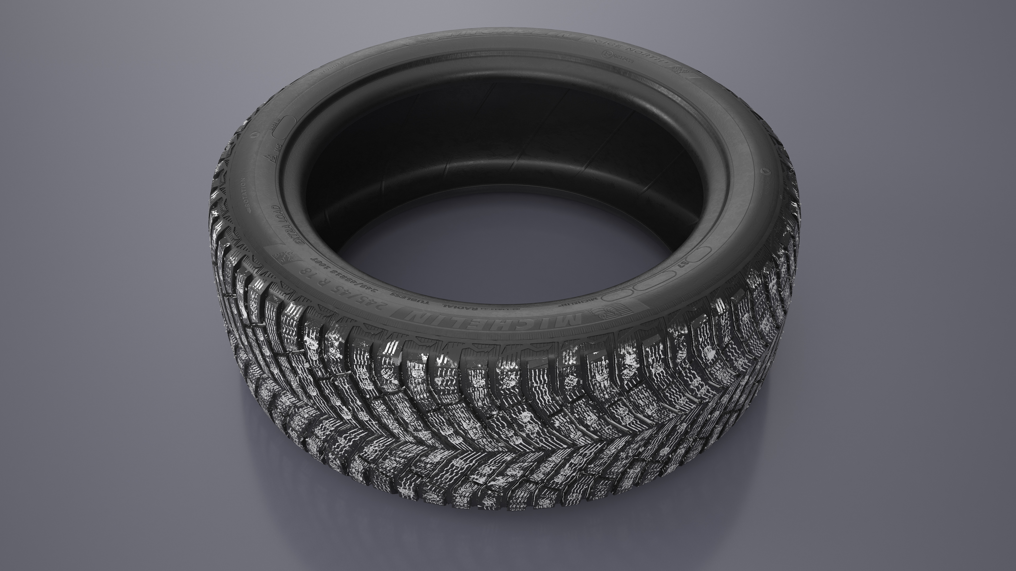Snow Michelin Winter Spikes-Tire 3D