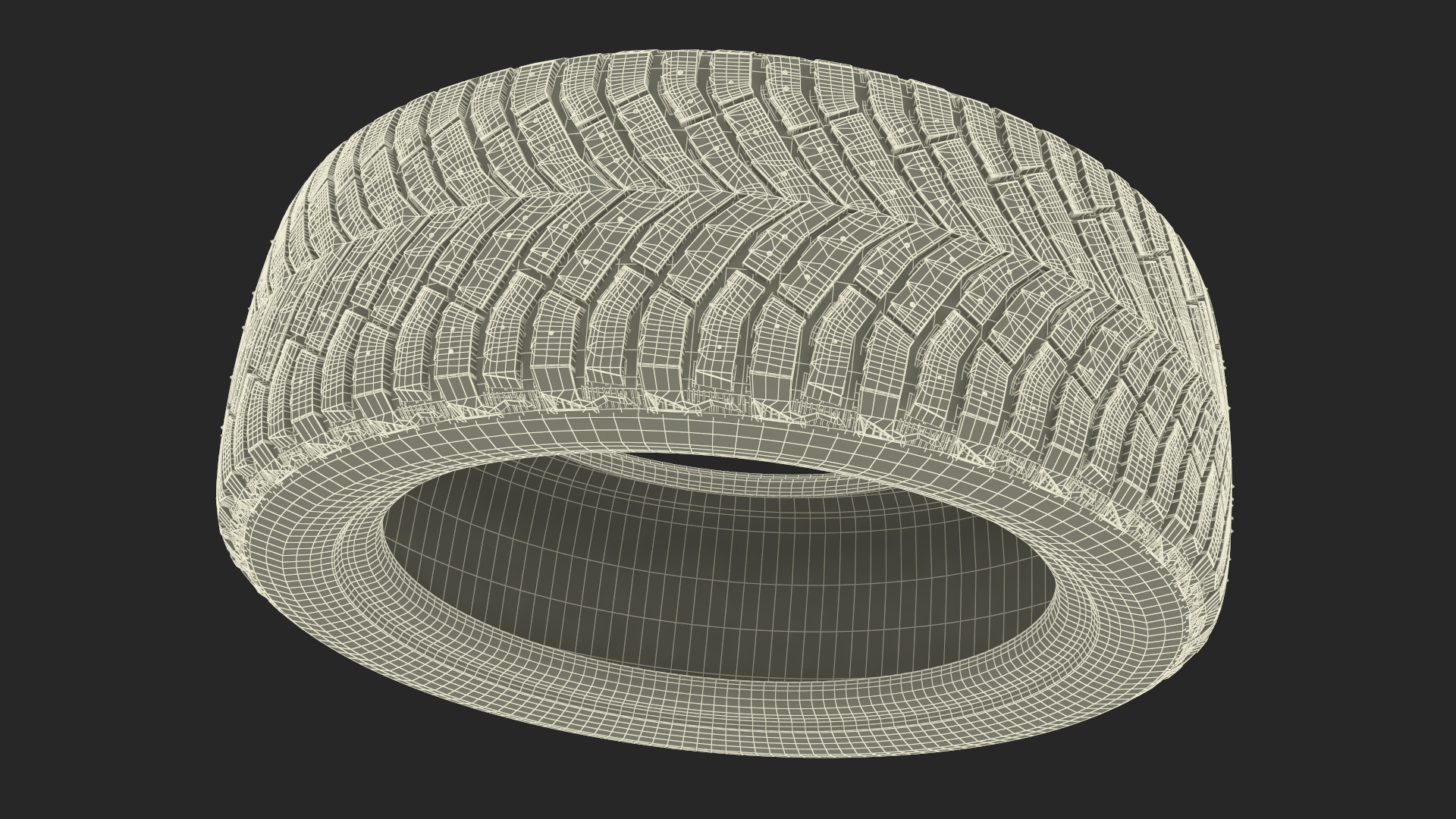 Snow Michelin Winter Spikes-Tire 3D