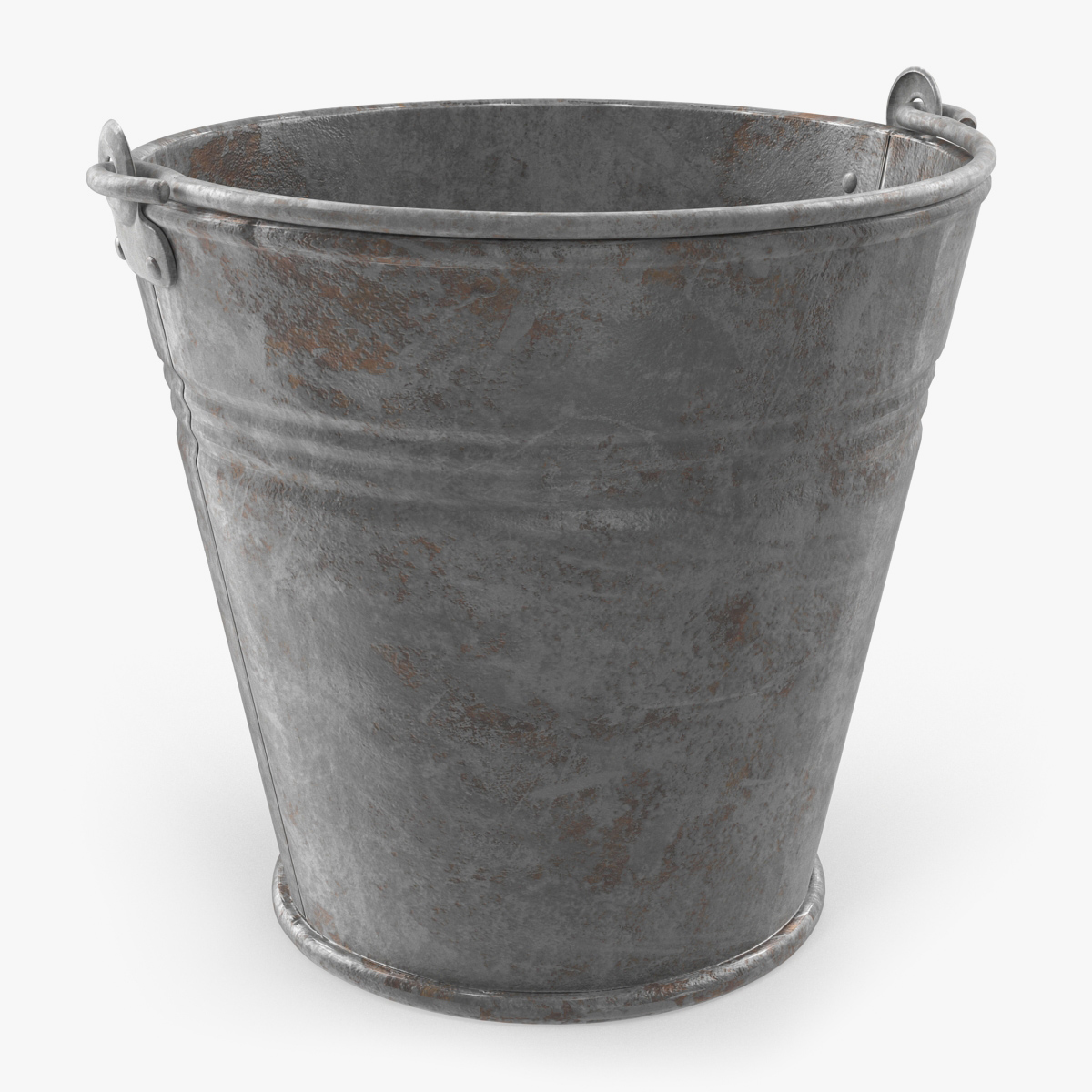 Old Metal Bucket, view 3