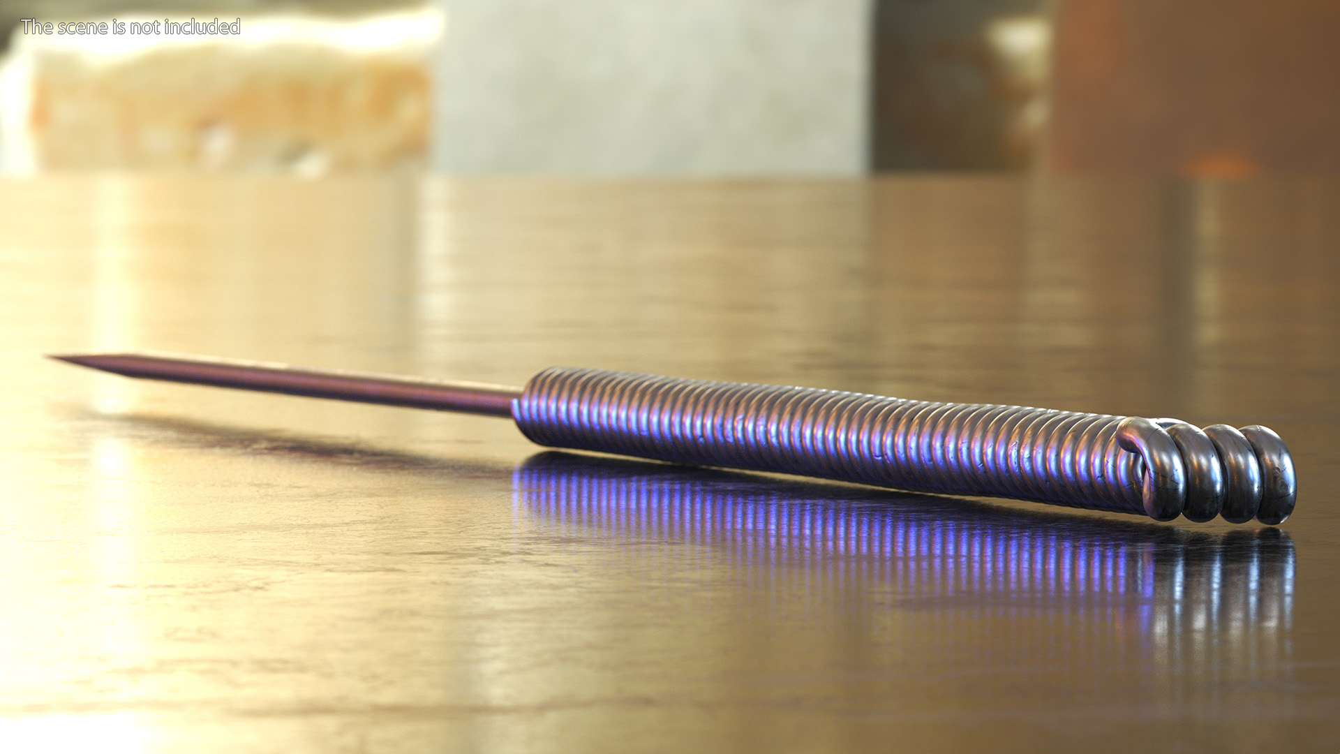 3D Small Acupuncture Needle Silver