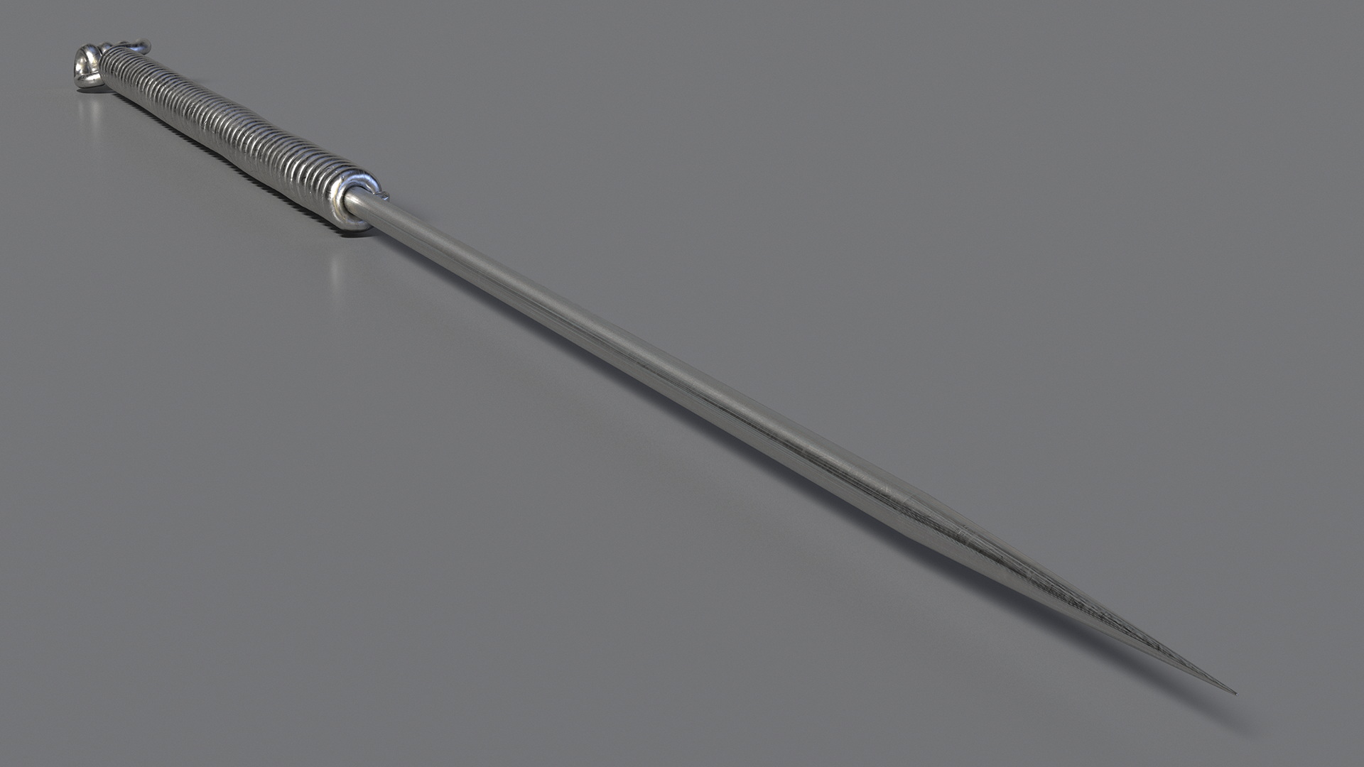 3D Small Acupuncture Needle Silver