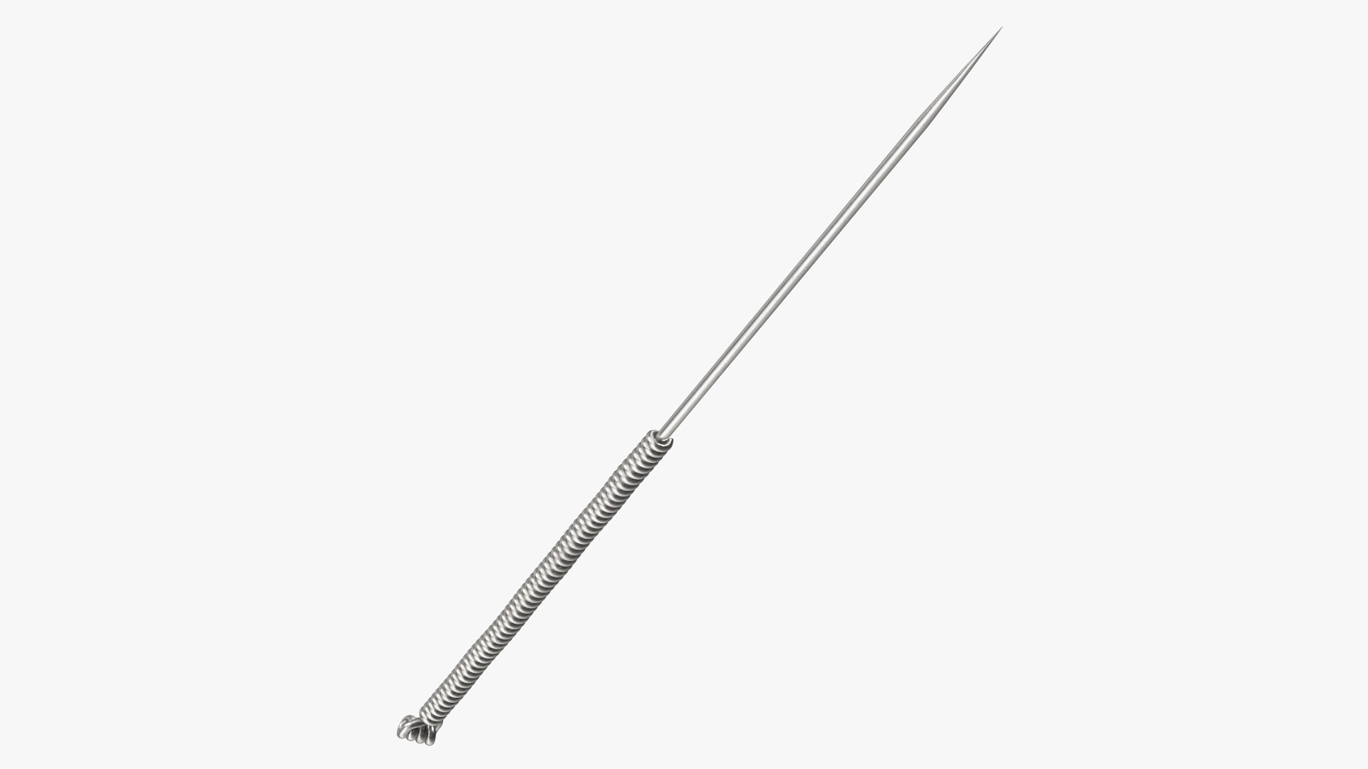 3D Small Acupuncture Needle Silver