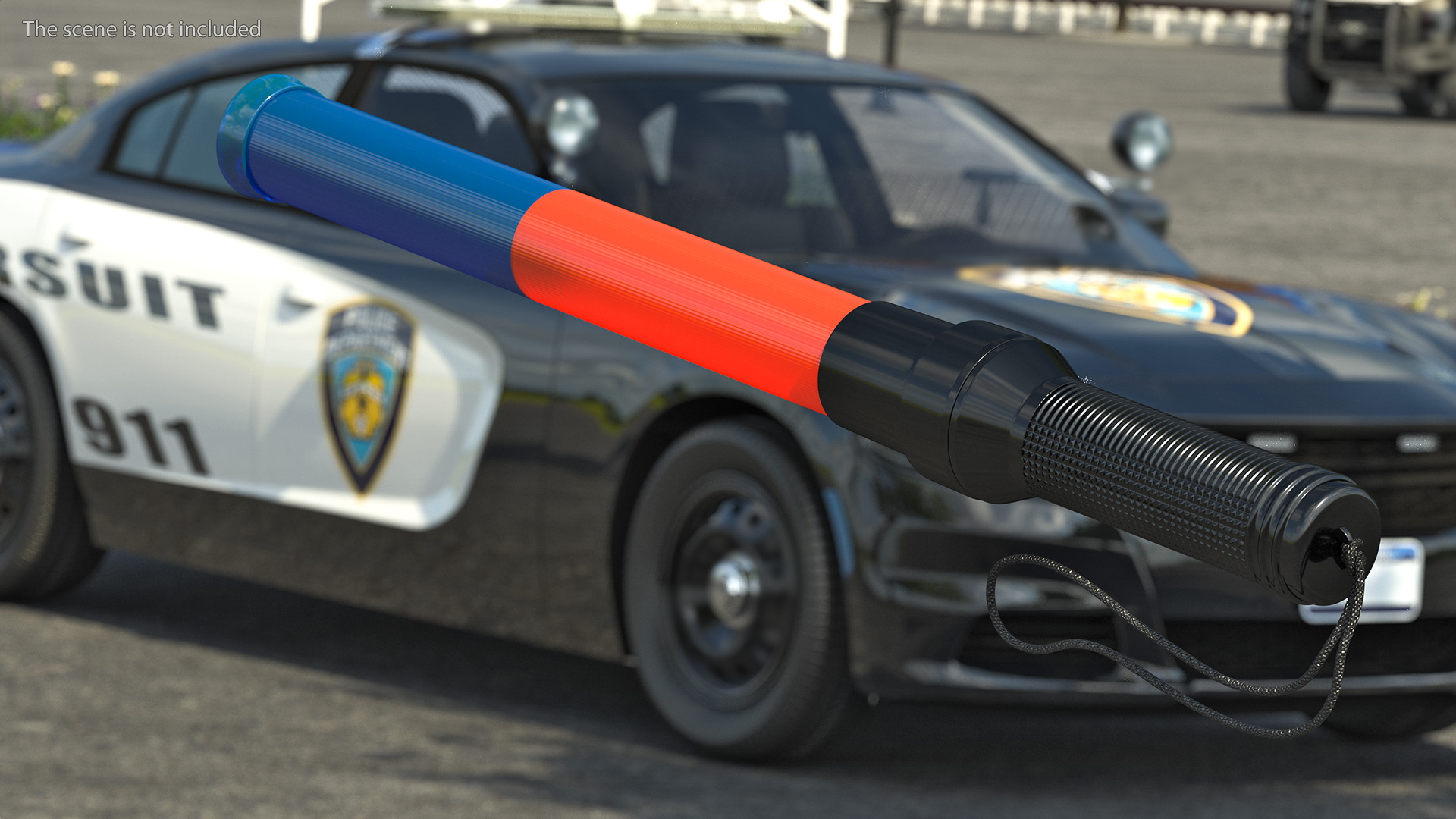 3D model Traffic Control LED Light Wand