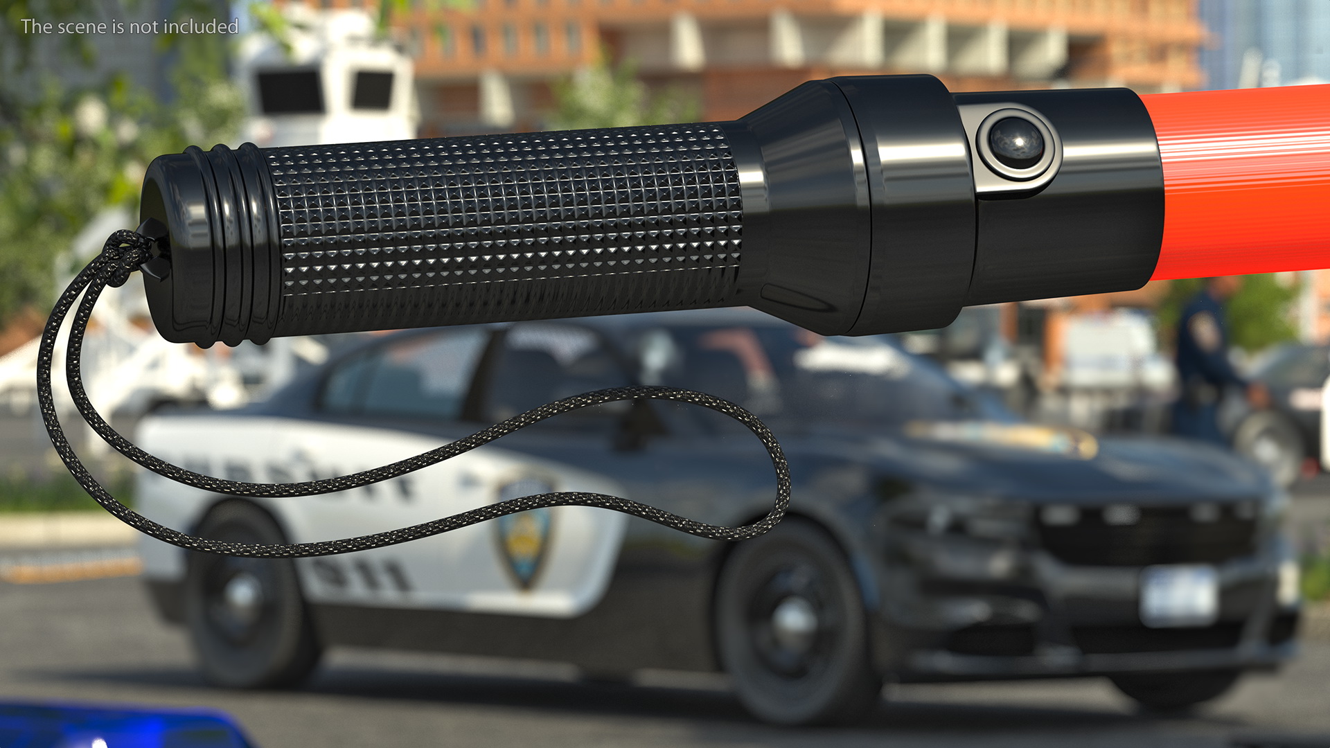 3D model Traffic Control LED Light Wand