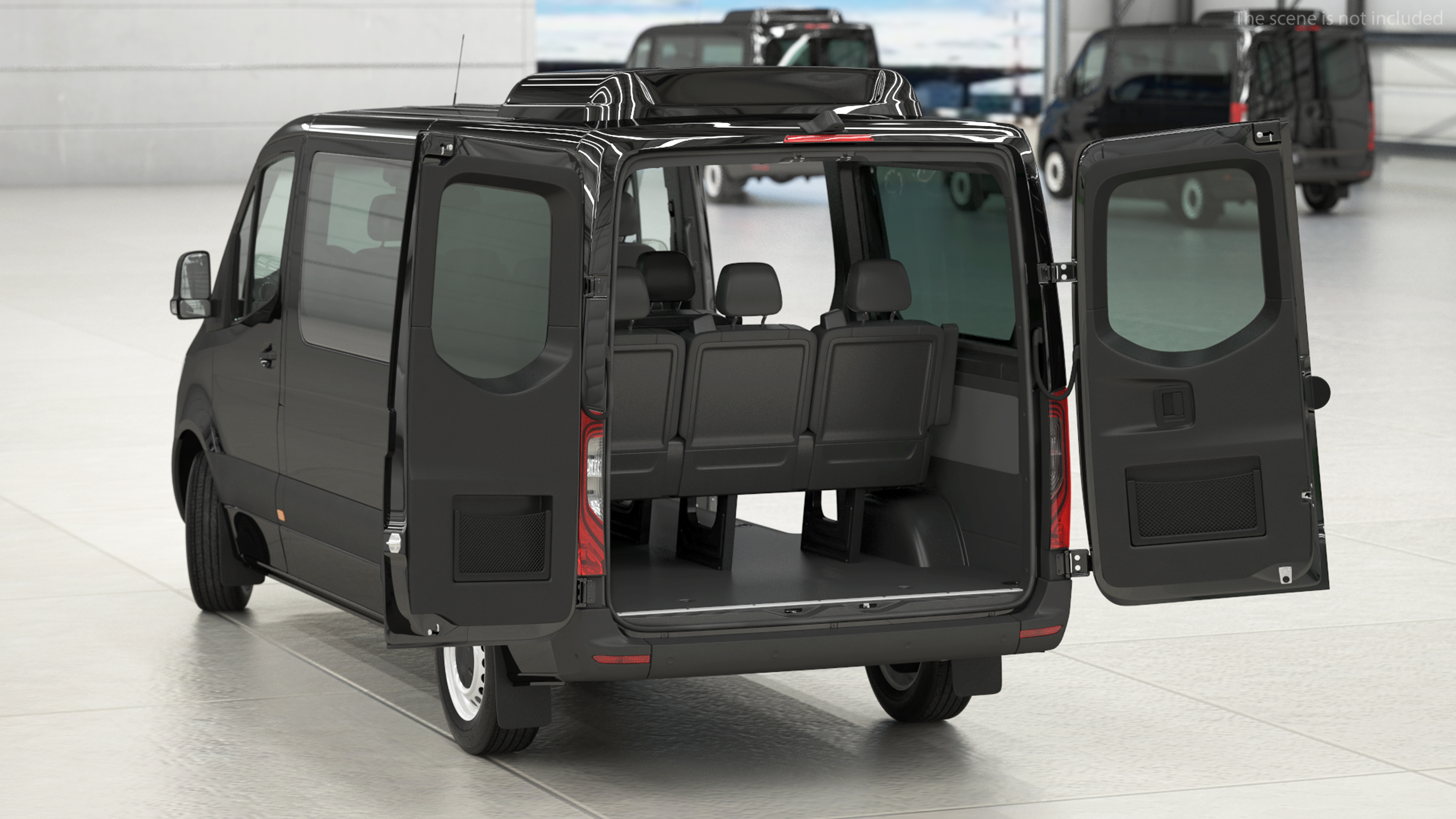 3D model Executive Van Rigged