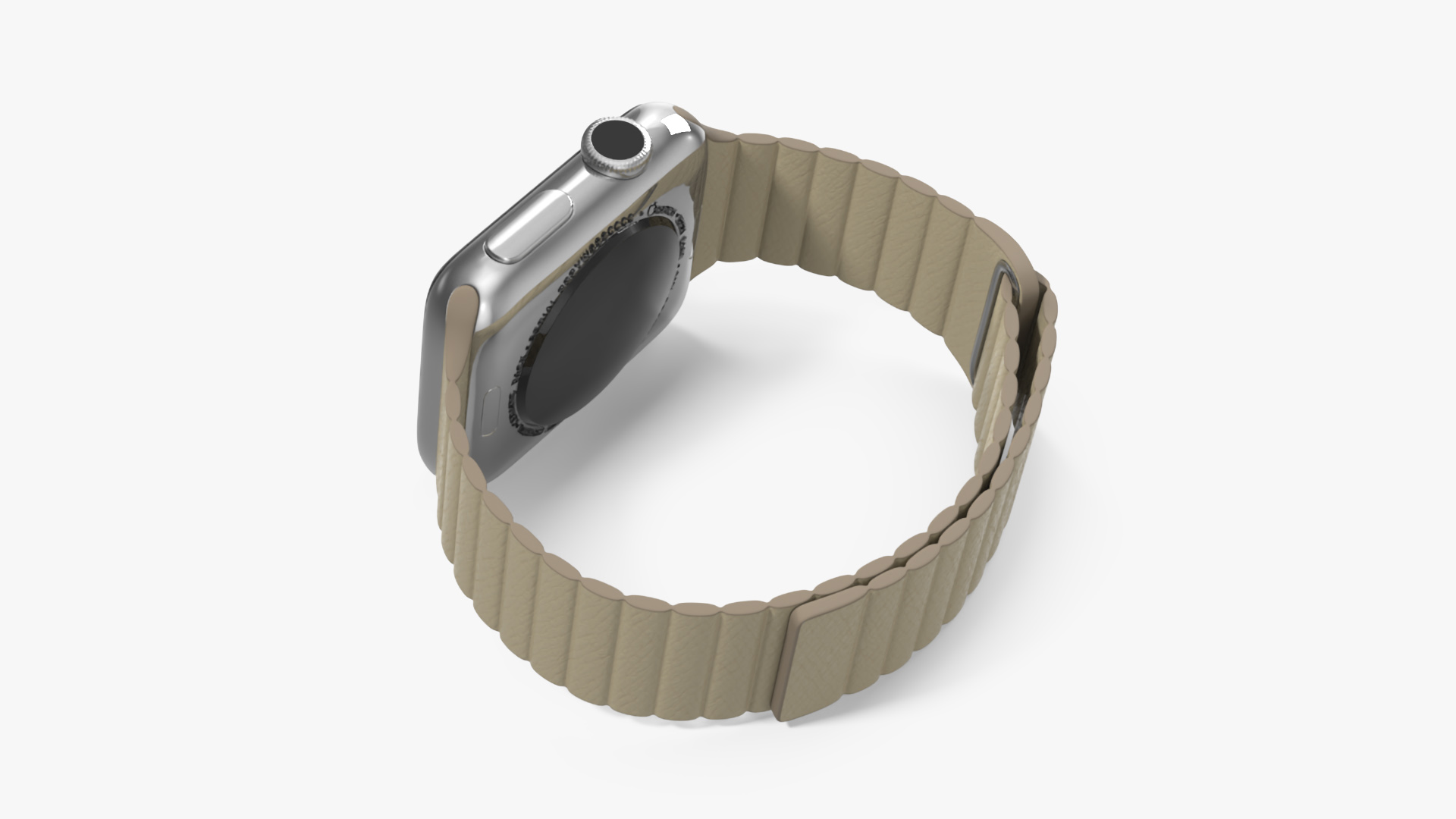 3D Apple Watch with Magnetic Leather Loop model