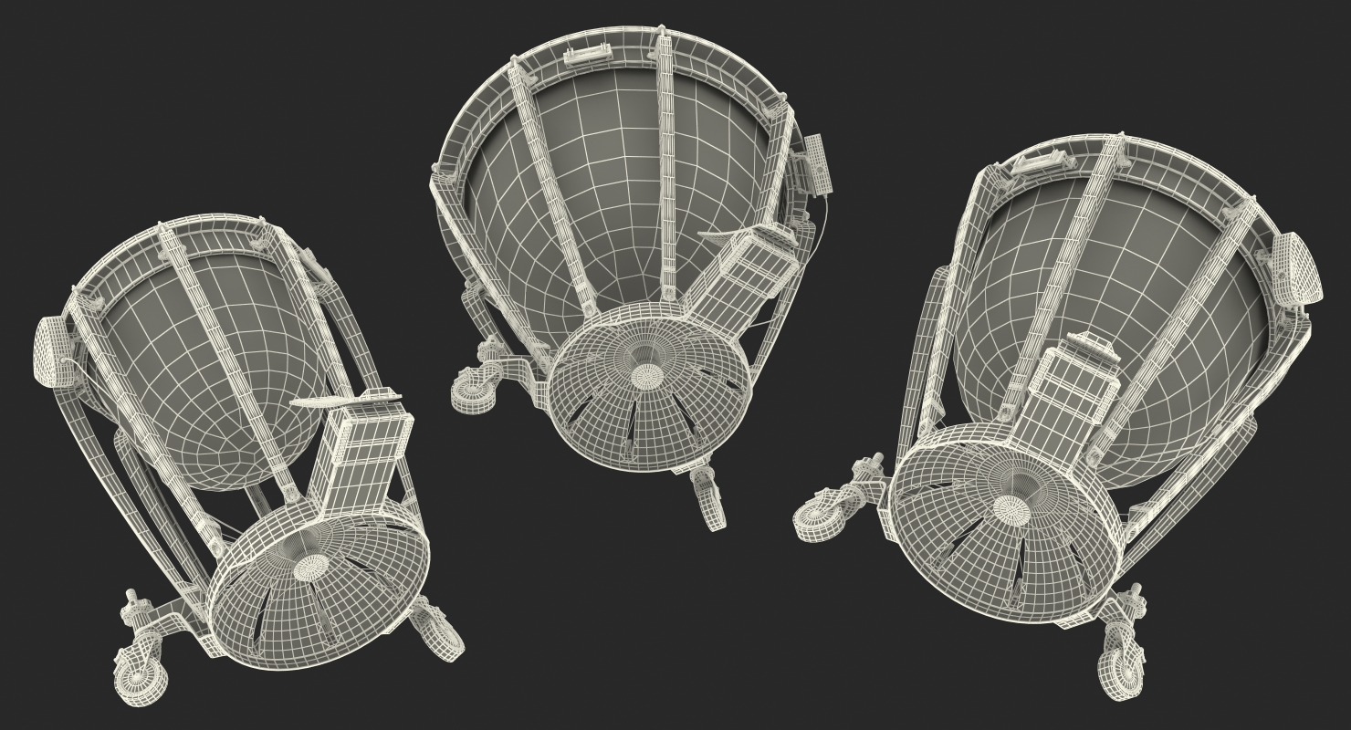 3D Kettle Drums Set