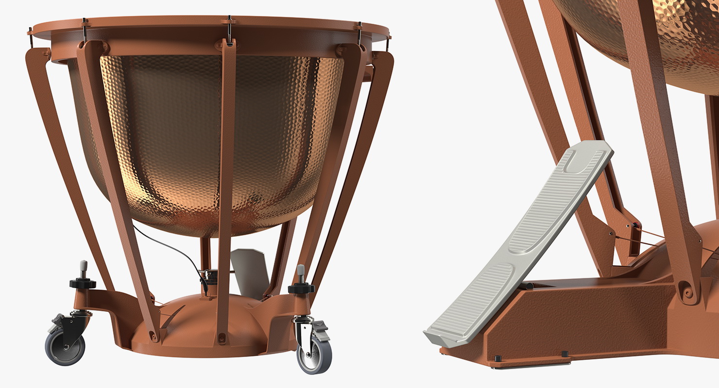 3D Kettle Drums Set
