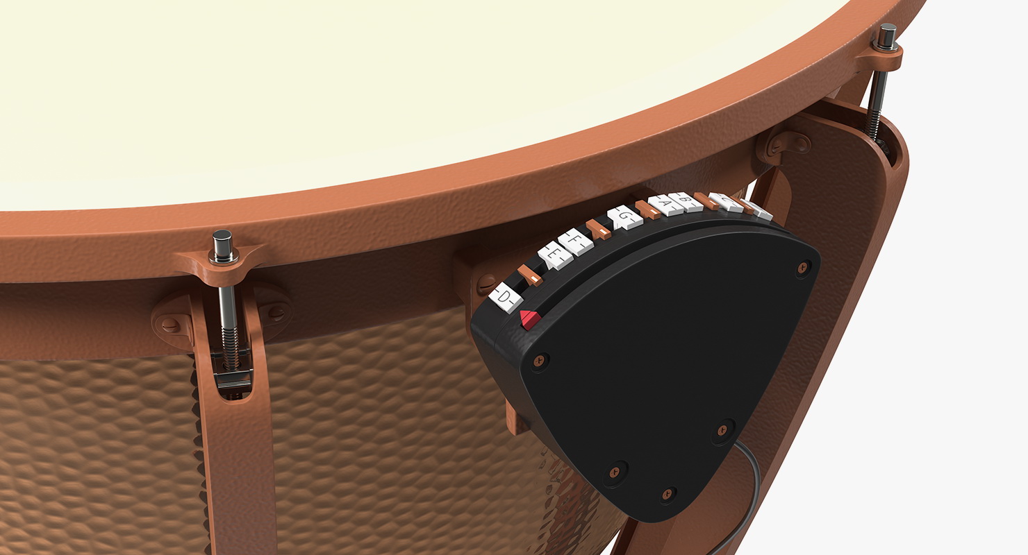 3D Kettle Drums Set