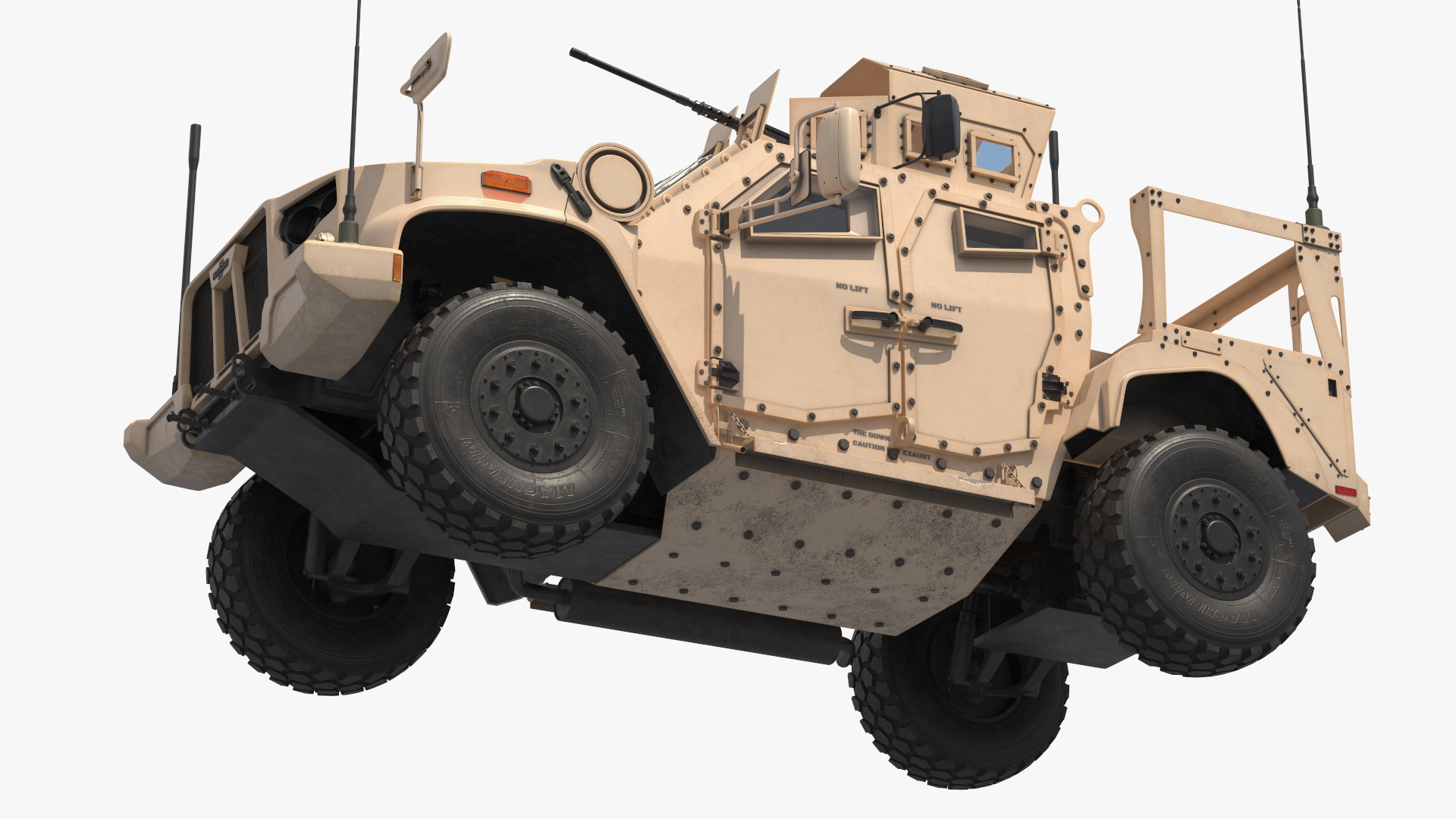 Oshkosh L-ATV with Gun Turret Desert - view 11
