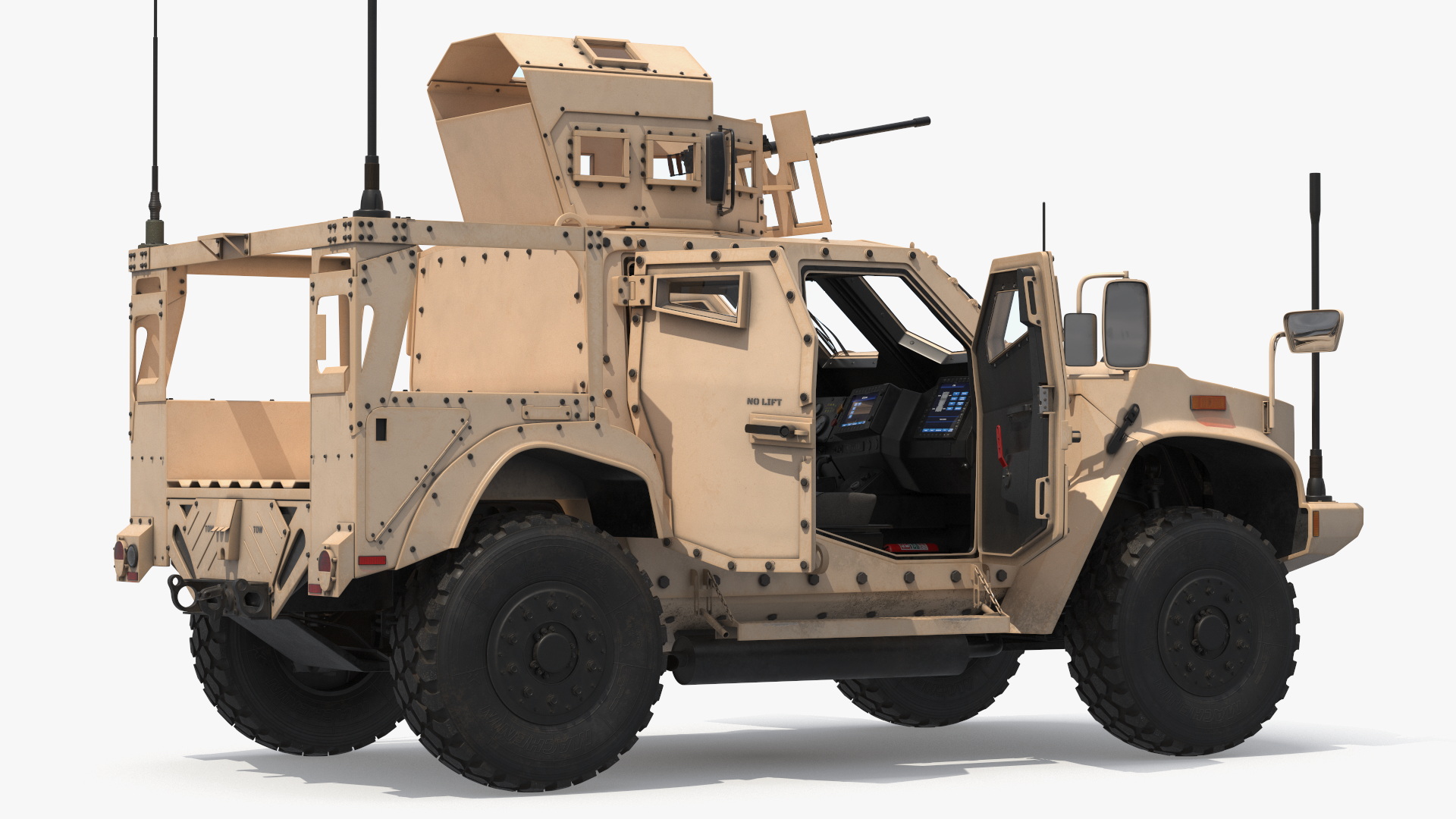 Oshkosh L-ATV with Gun Turret Desert - view 7