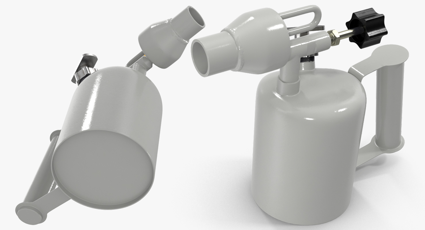 3D Gasoline Blowtorch Lamp model