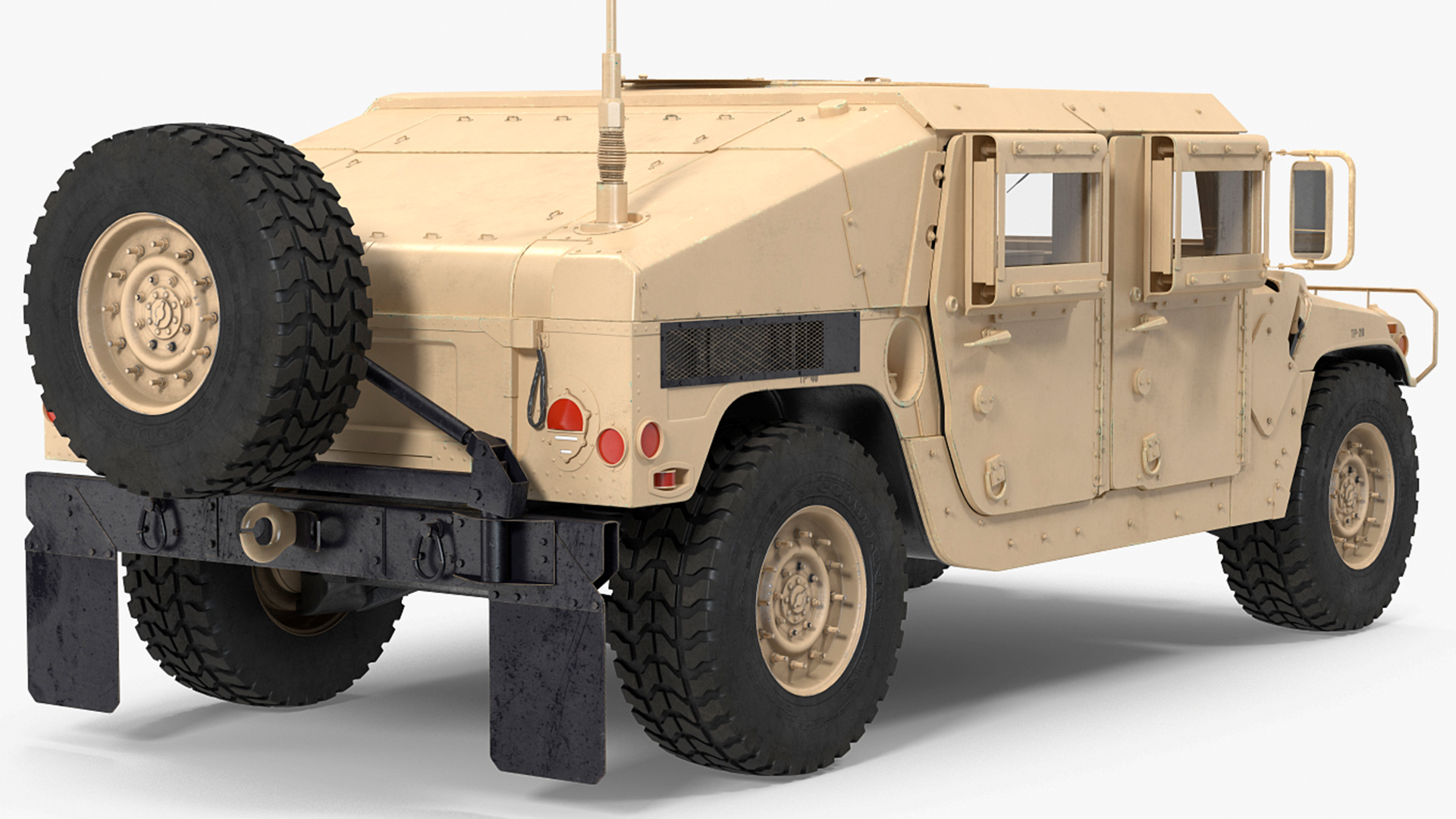 3D Lockheed C 130 Hercules US Military Transport with Humvee M1151 model
