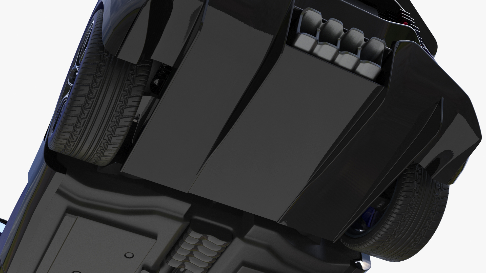 Supercar Coupe Blue 3D model