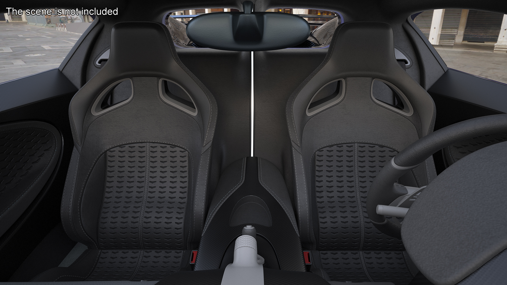 Supercar Coupe Blue 3D model