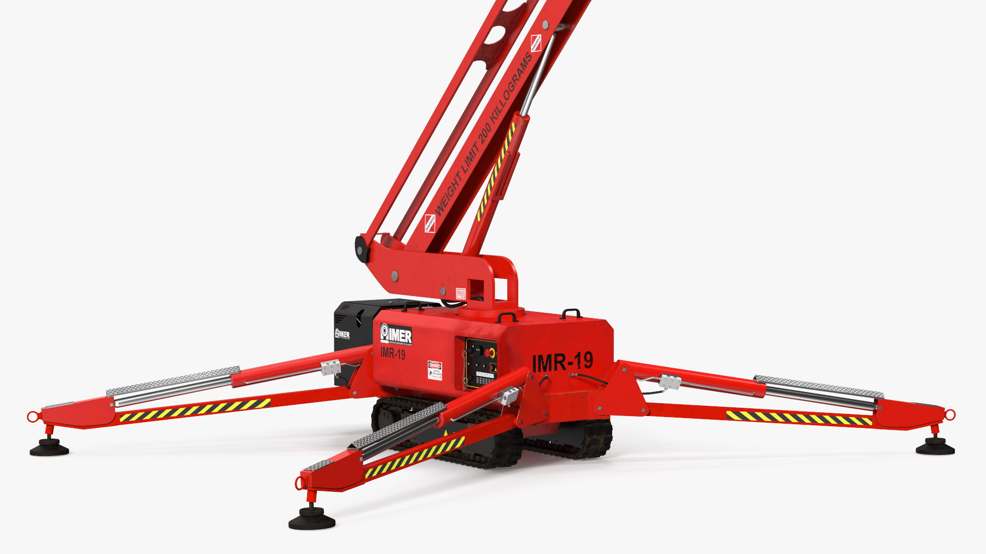 3D model Boom Lift With Crawler Chassis
