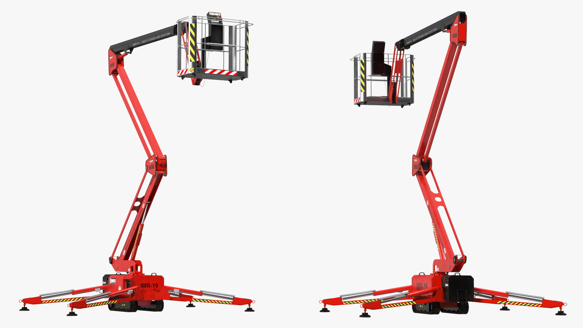 3D model Boom Lift With Crawler Chassis