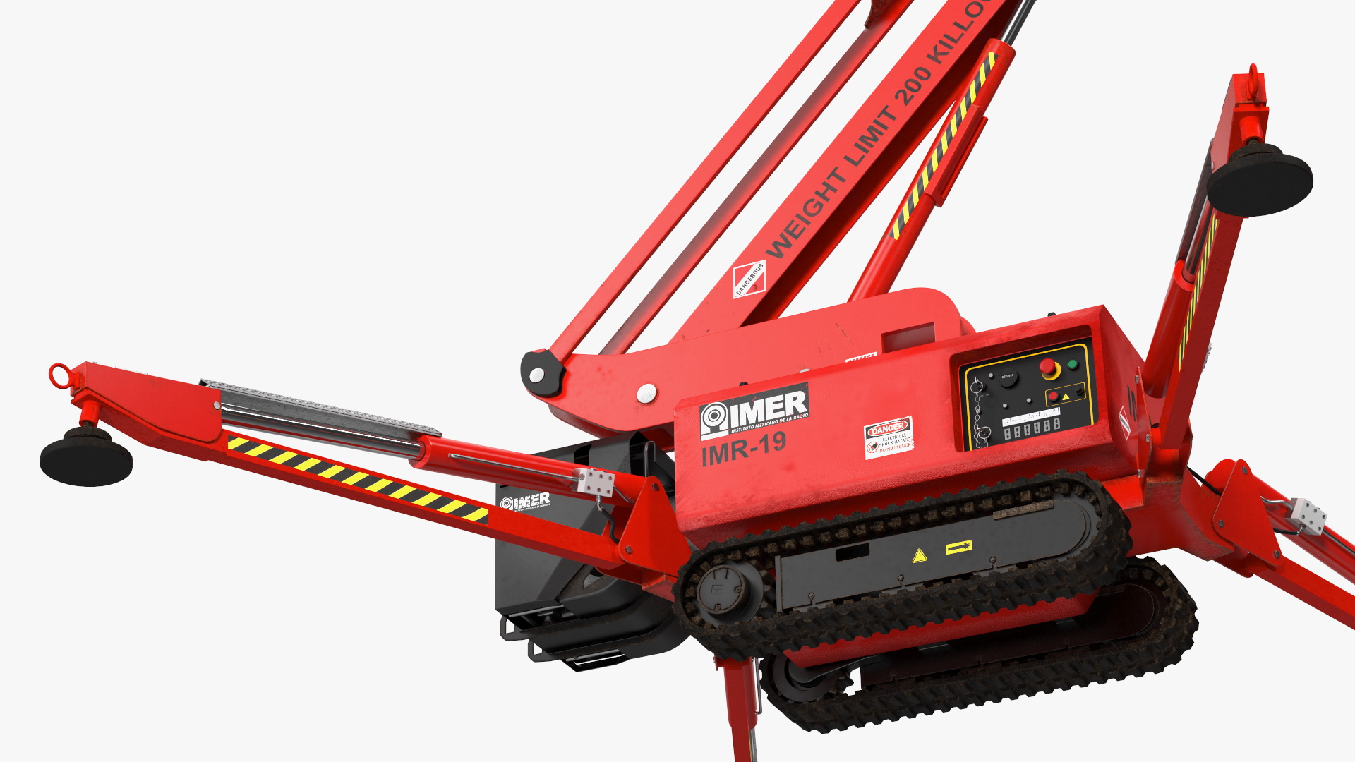 3D model Boom Lift With Crawler Chassis