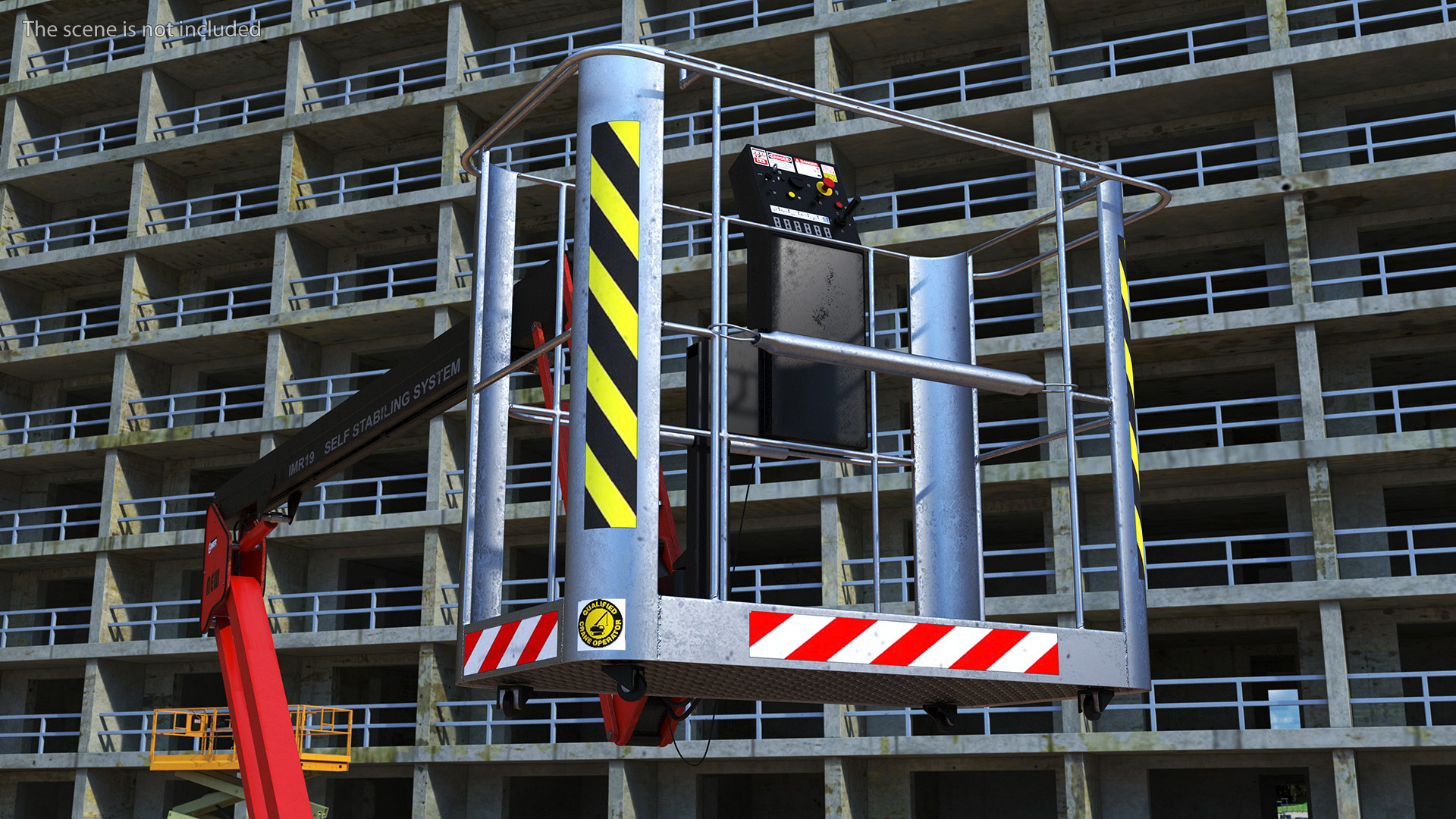 3D model Boom Lift With Crawler Chassis