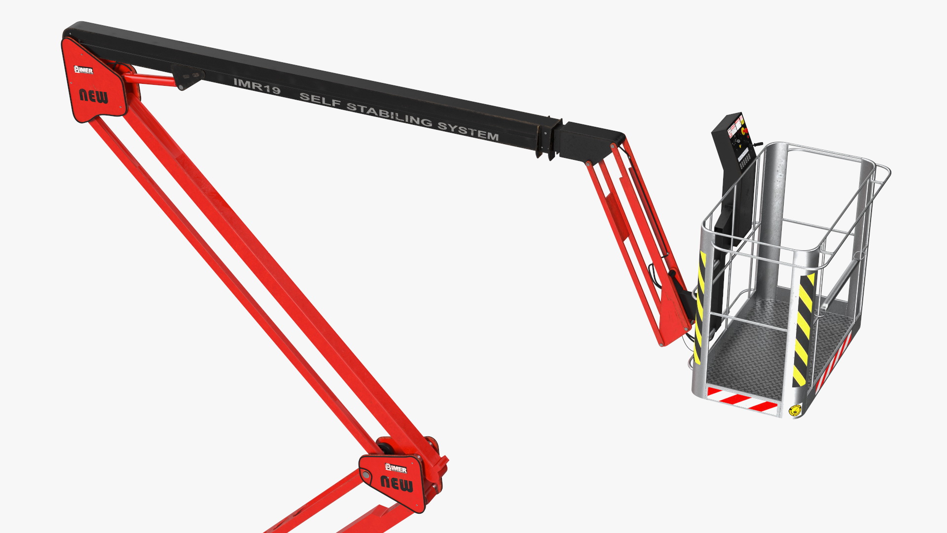 3D model Boom Lift With Crawler Chassis