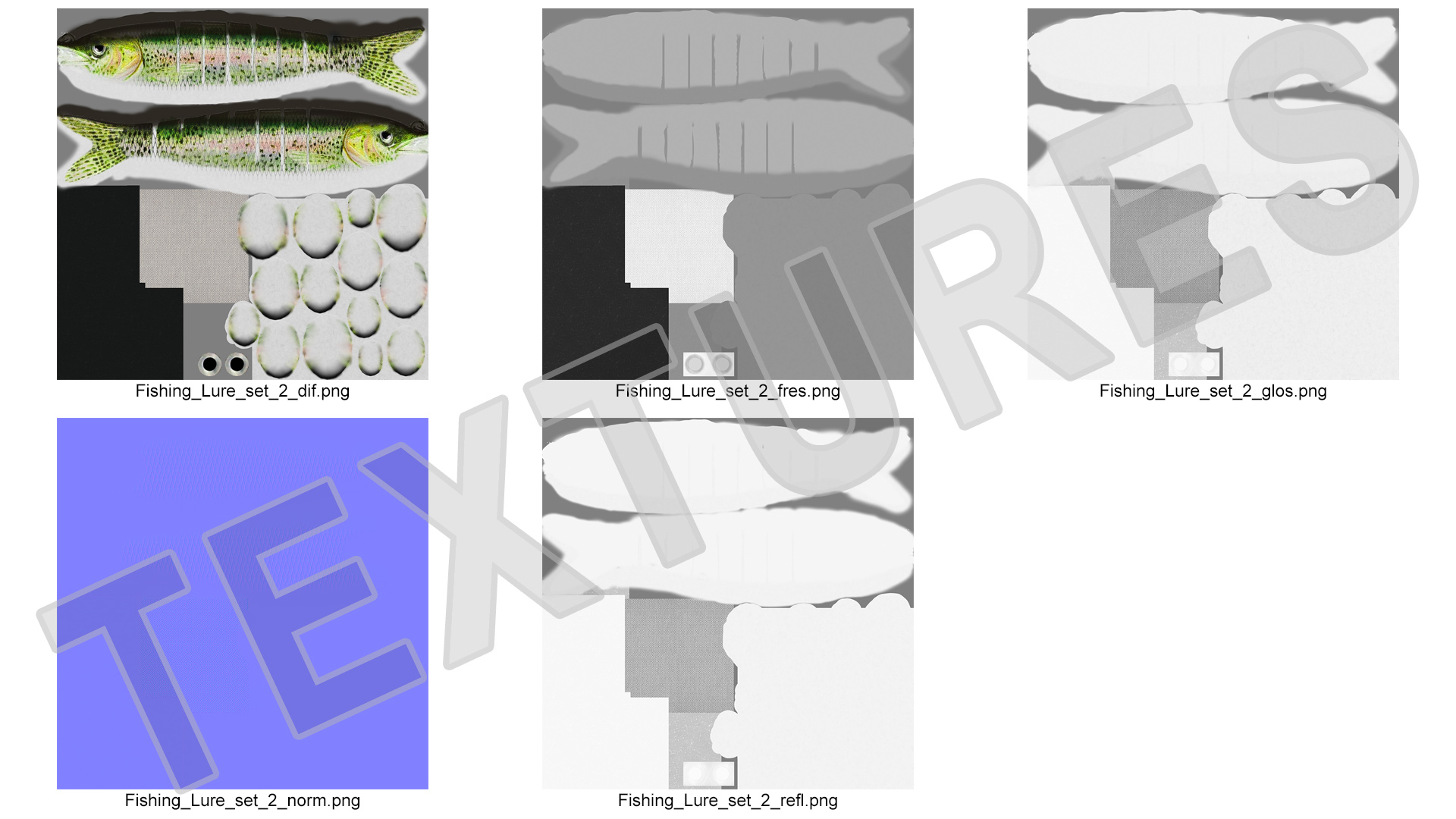 Fishing Lure for Bass Trout 3D