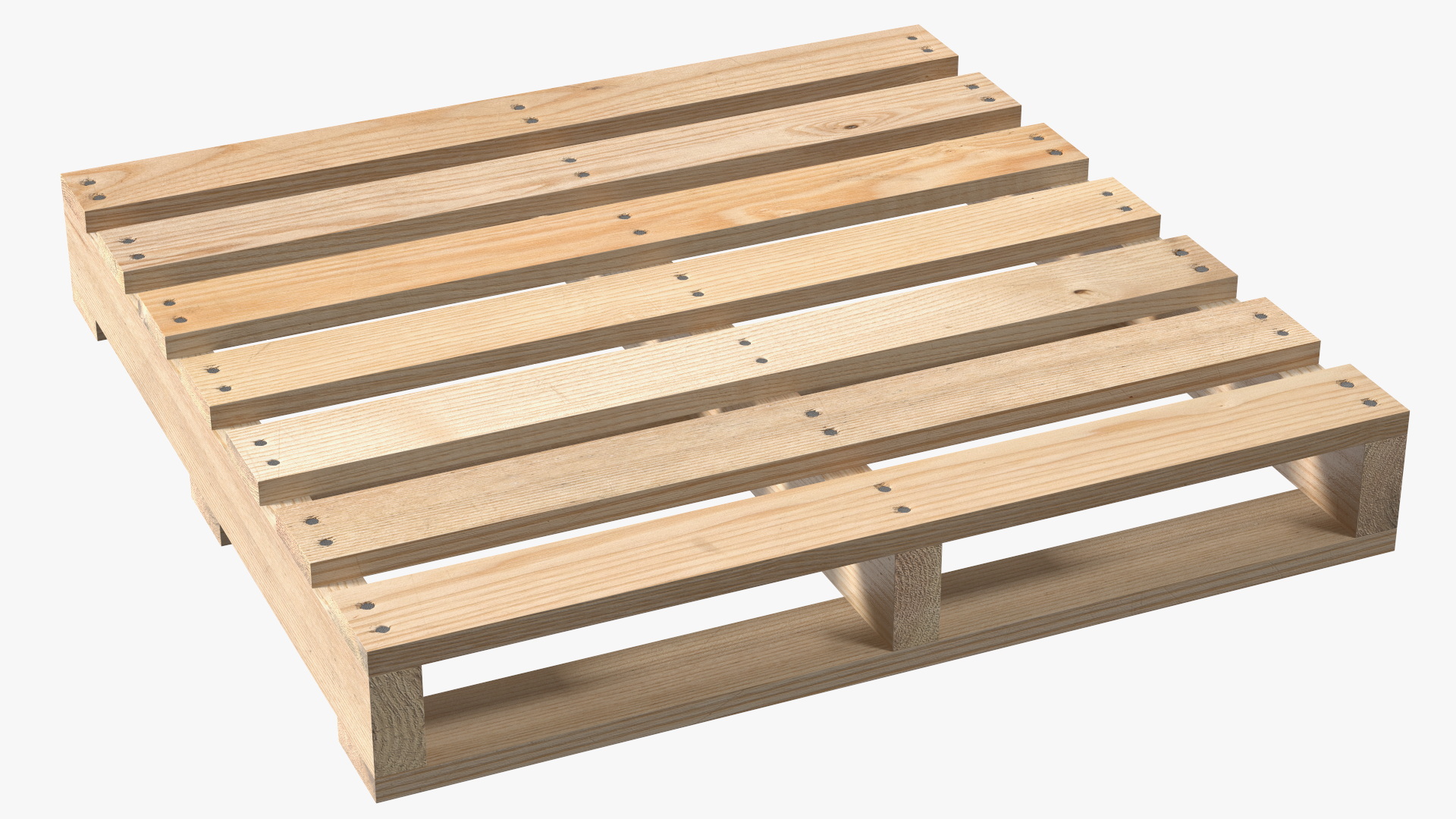 3D model Pallet Jack with Wooden Pallet and Boxes