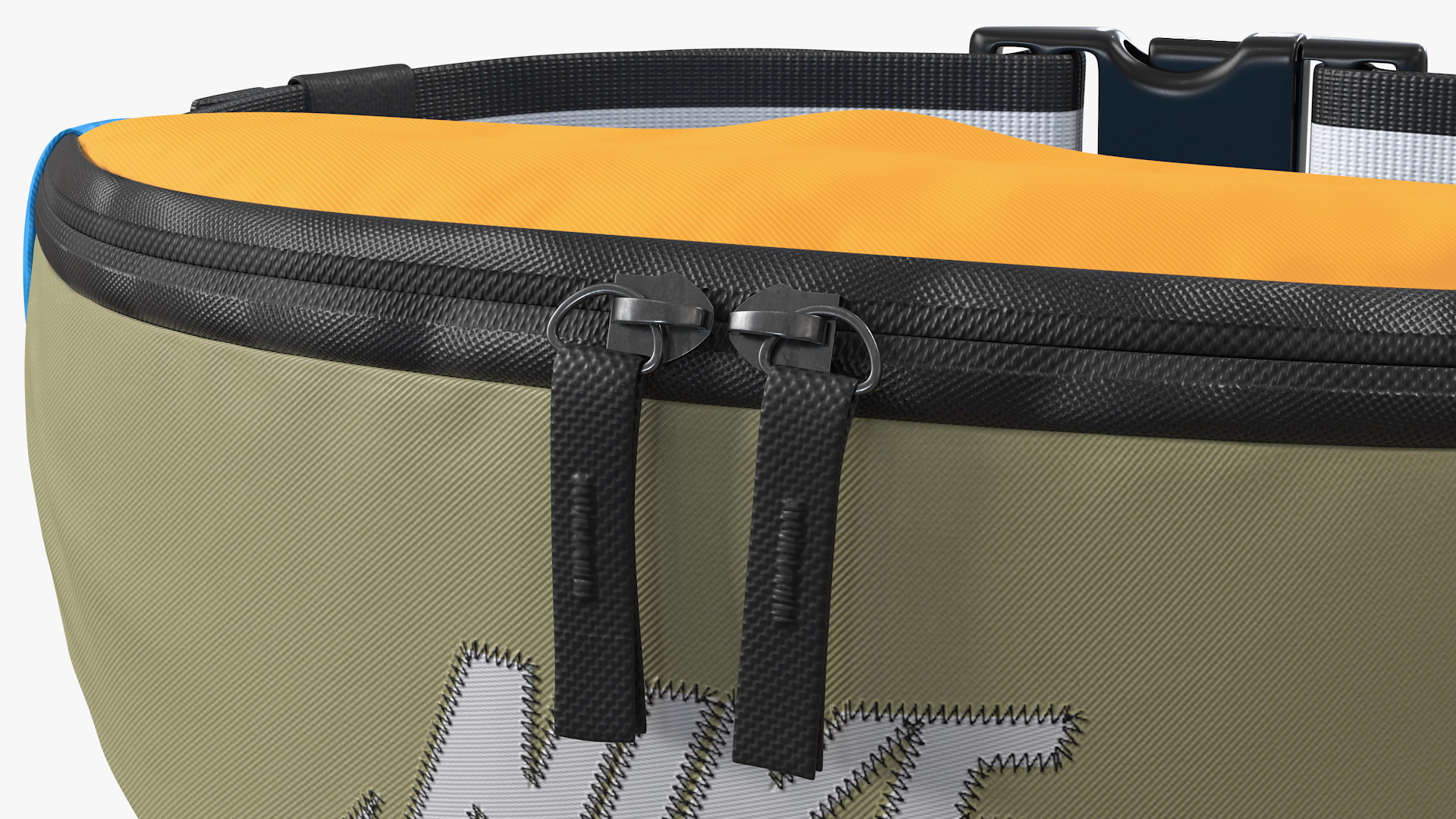 3D Nike Heritage Hip Pack Jade Stone model