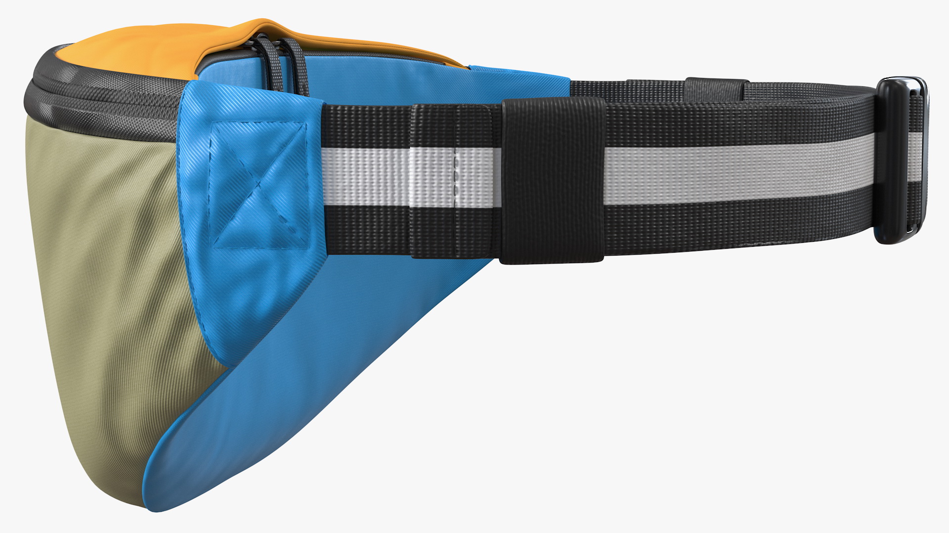 3D Nike Heritage Hip Pack Jade Stone model