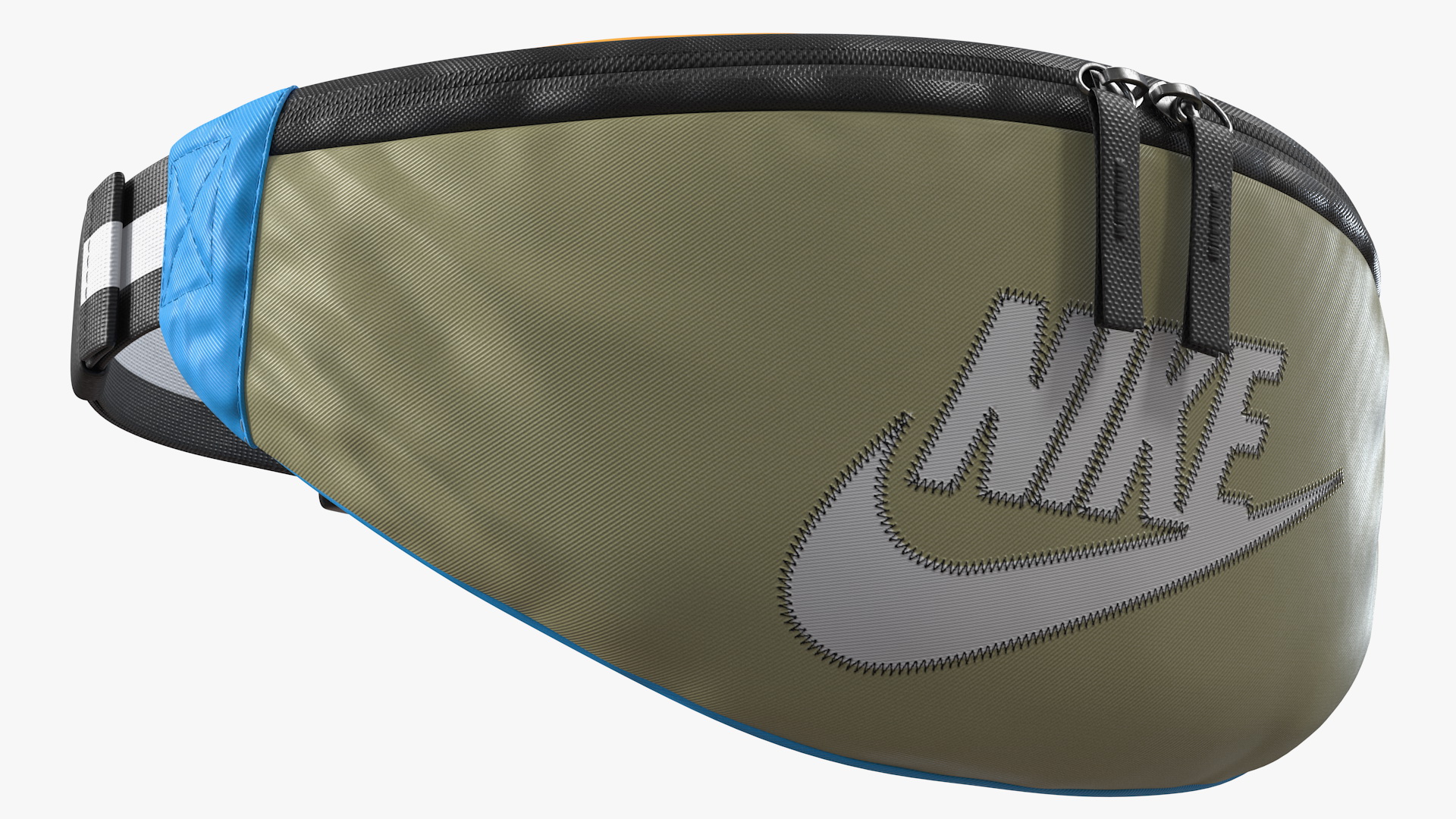 3D Nike Heritage Hip Pack Jade Stone model