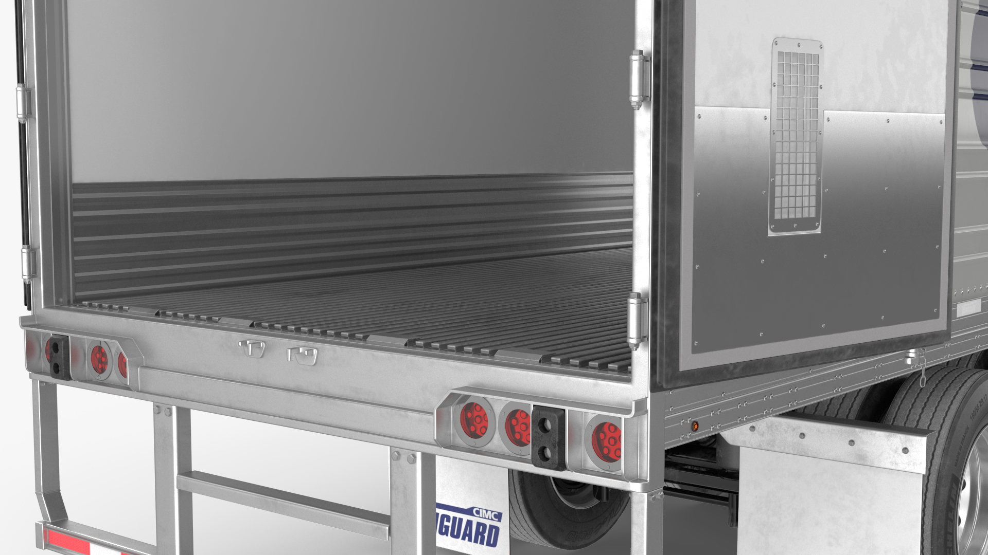 Volvo VNL 860 Truck with Reefer Trailer Your Brand Rigged 3D