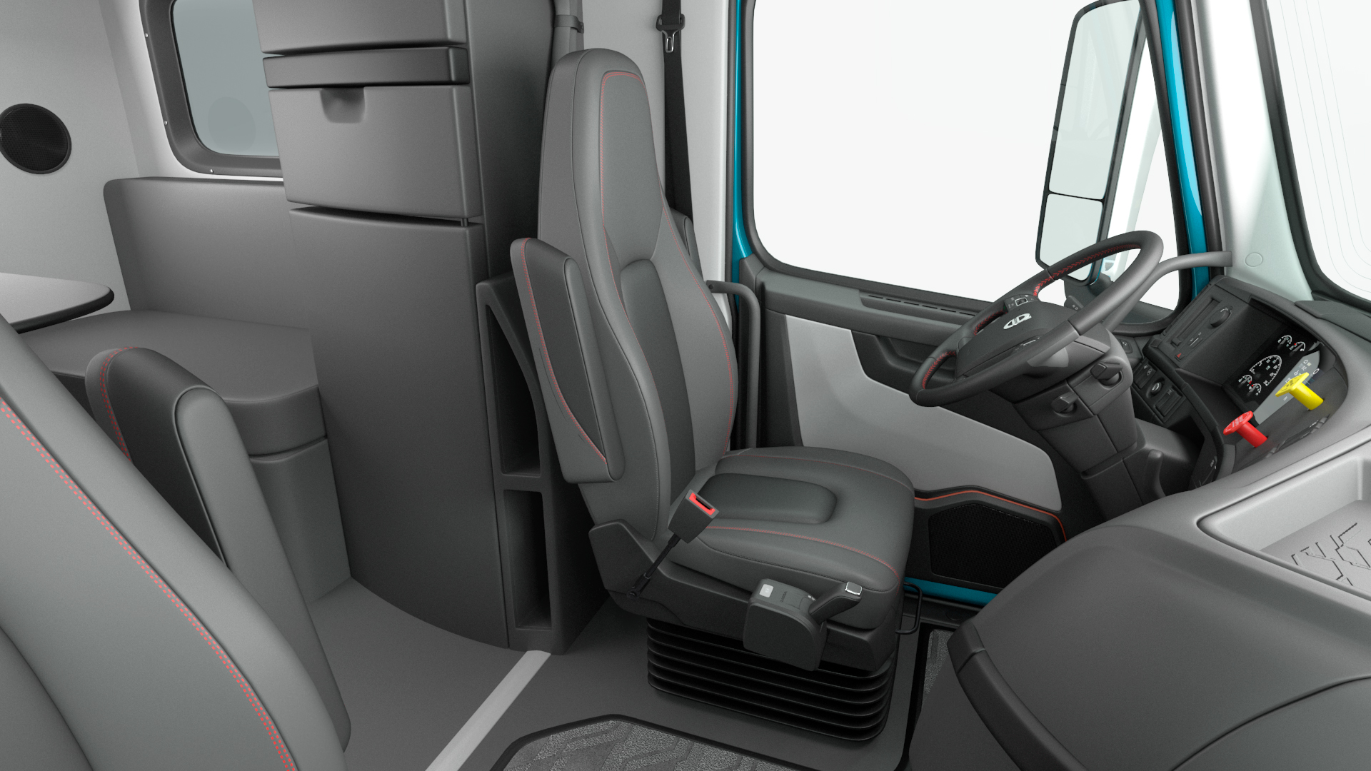Volvo VNL 860 Truck with Reefer Trailer Your Brand Rigged 3D