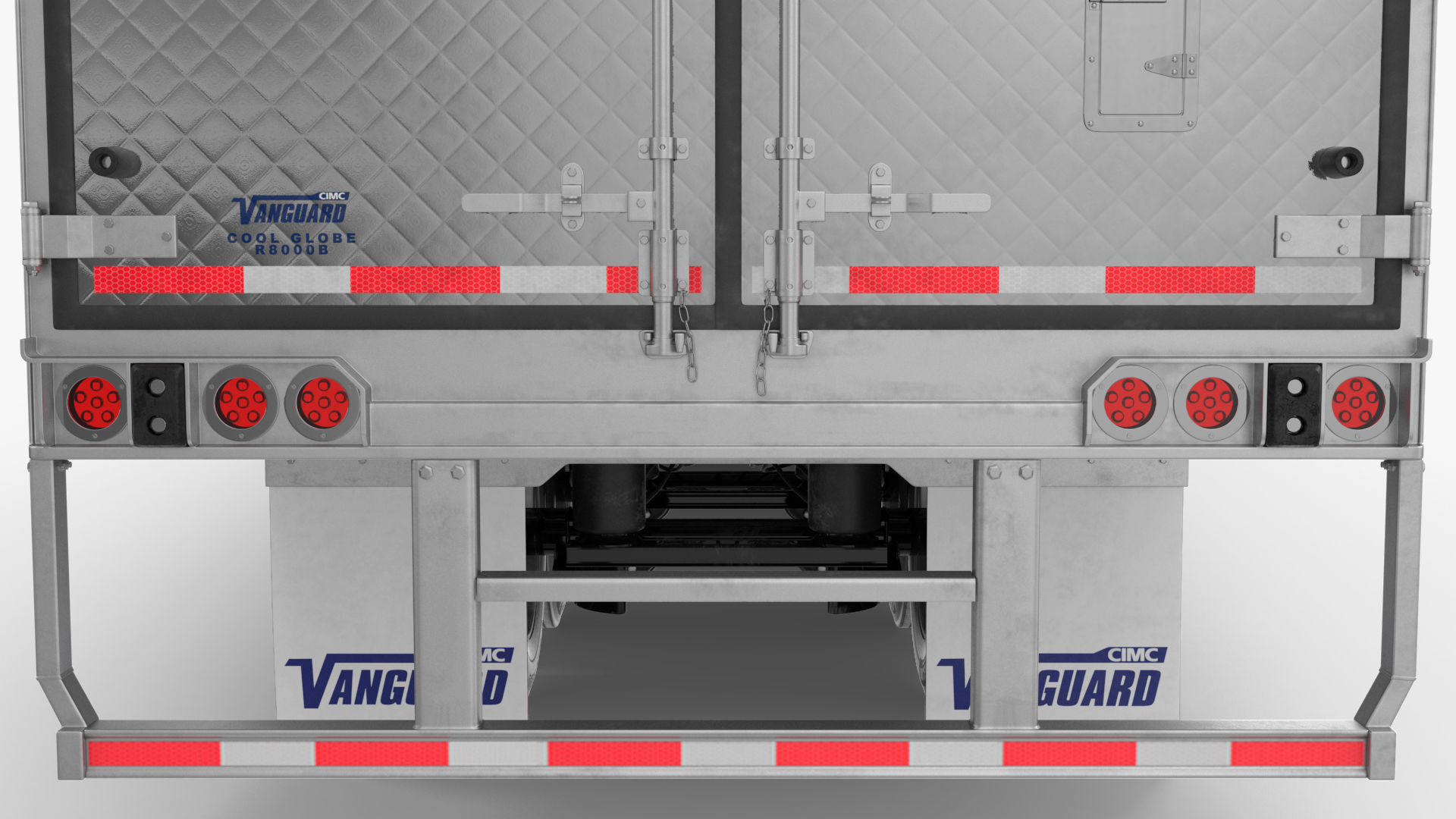 Volvo VNL 860 Truck with Reefer Trailer Your Brand Rigged 3D