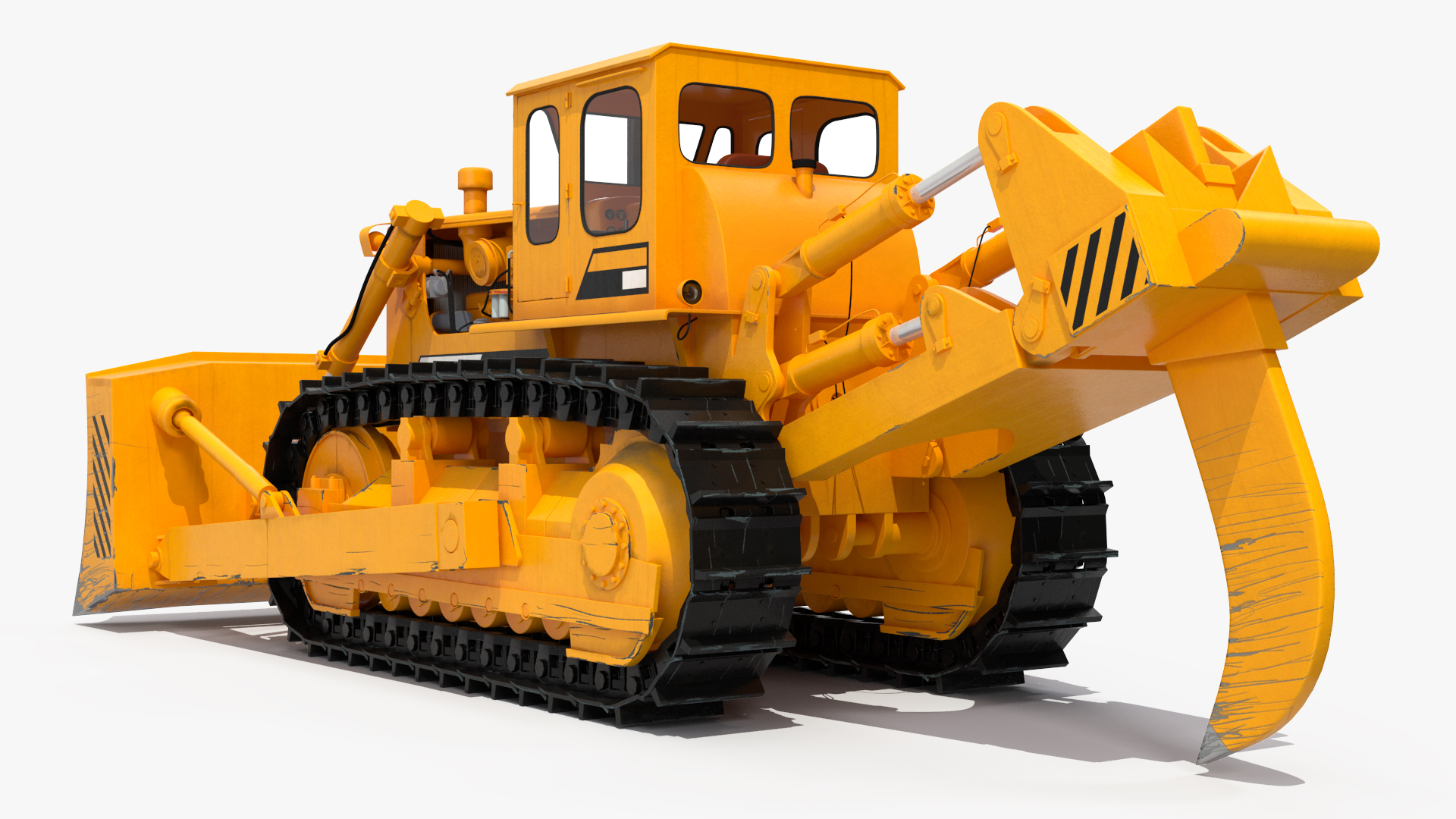 3D Crawler Dozer model