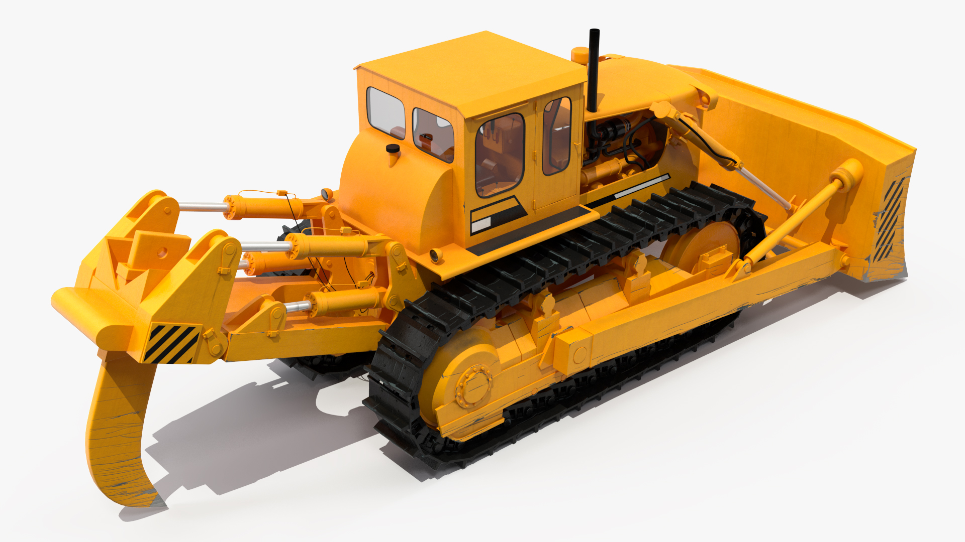 3D Crawler Dozer model
