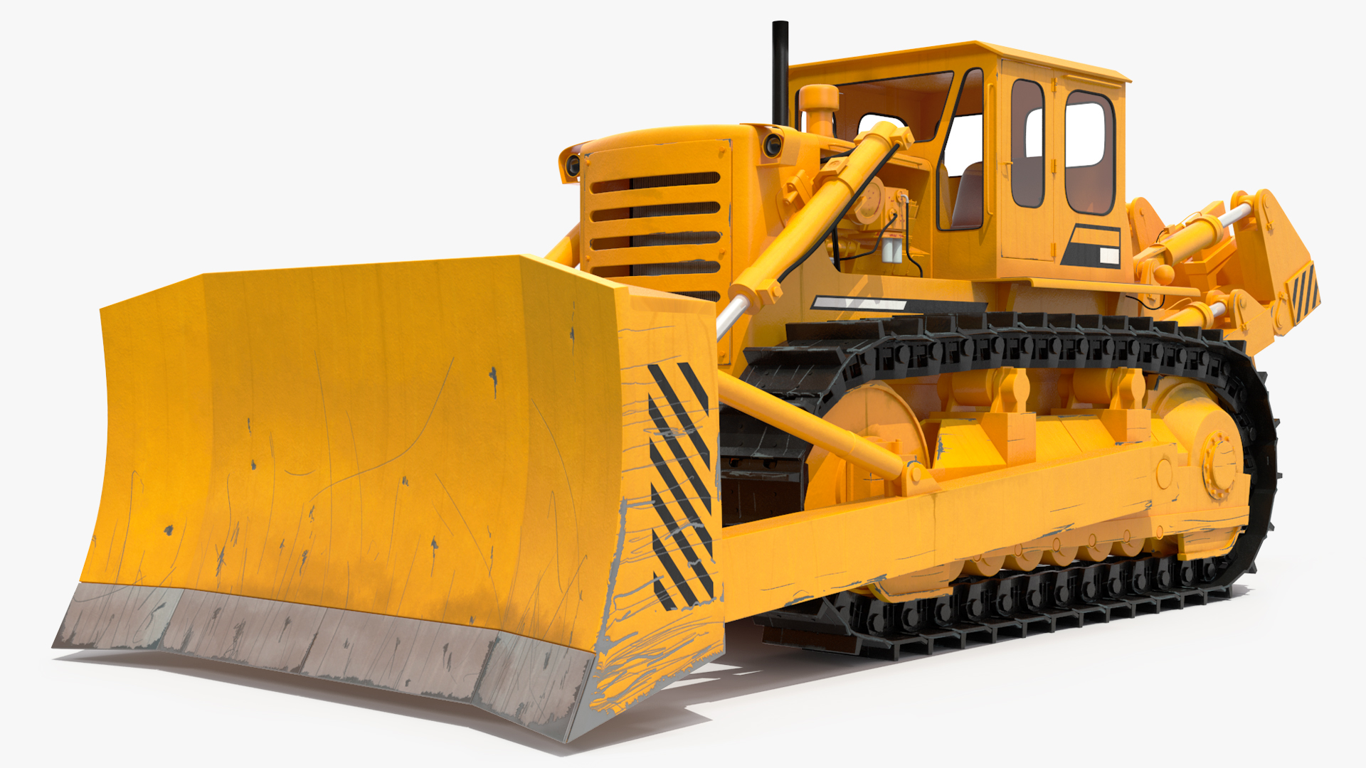 3D Crawler Dozer model