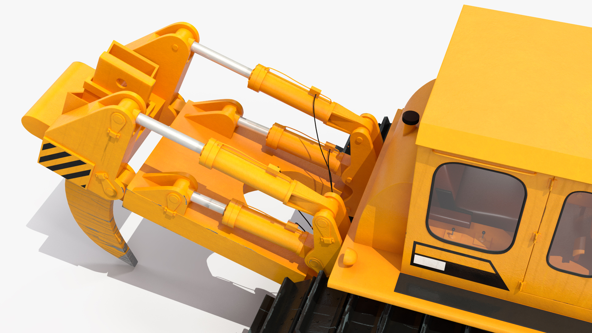 3D Crawler Dozer model