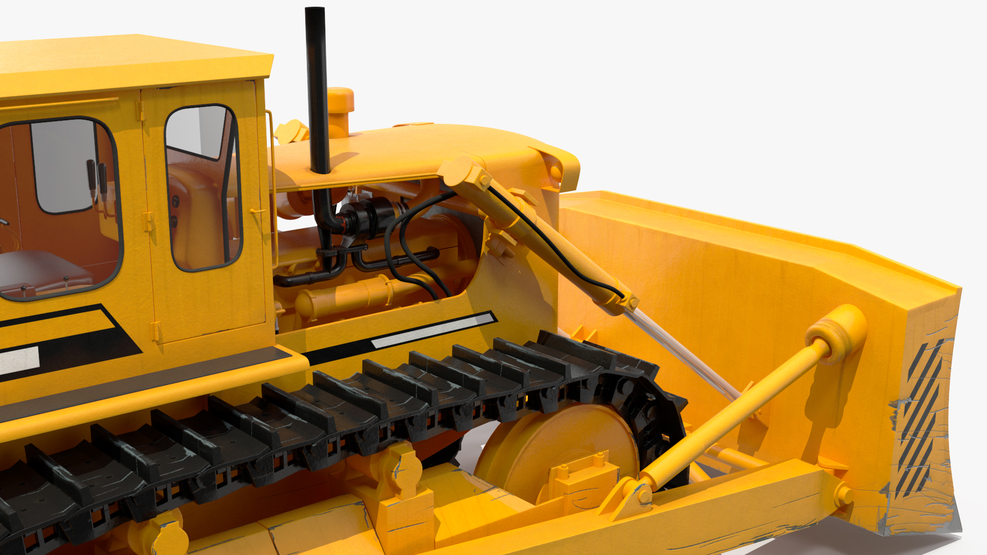 3D Crawler Dozer model