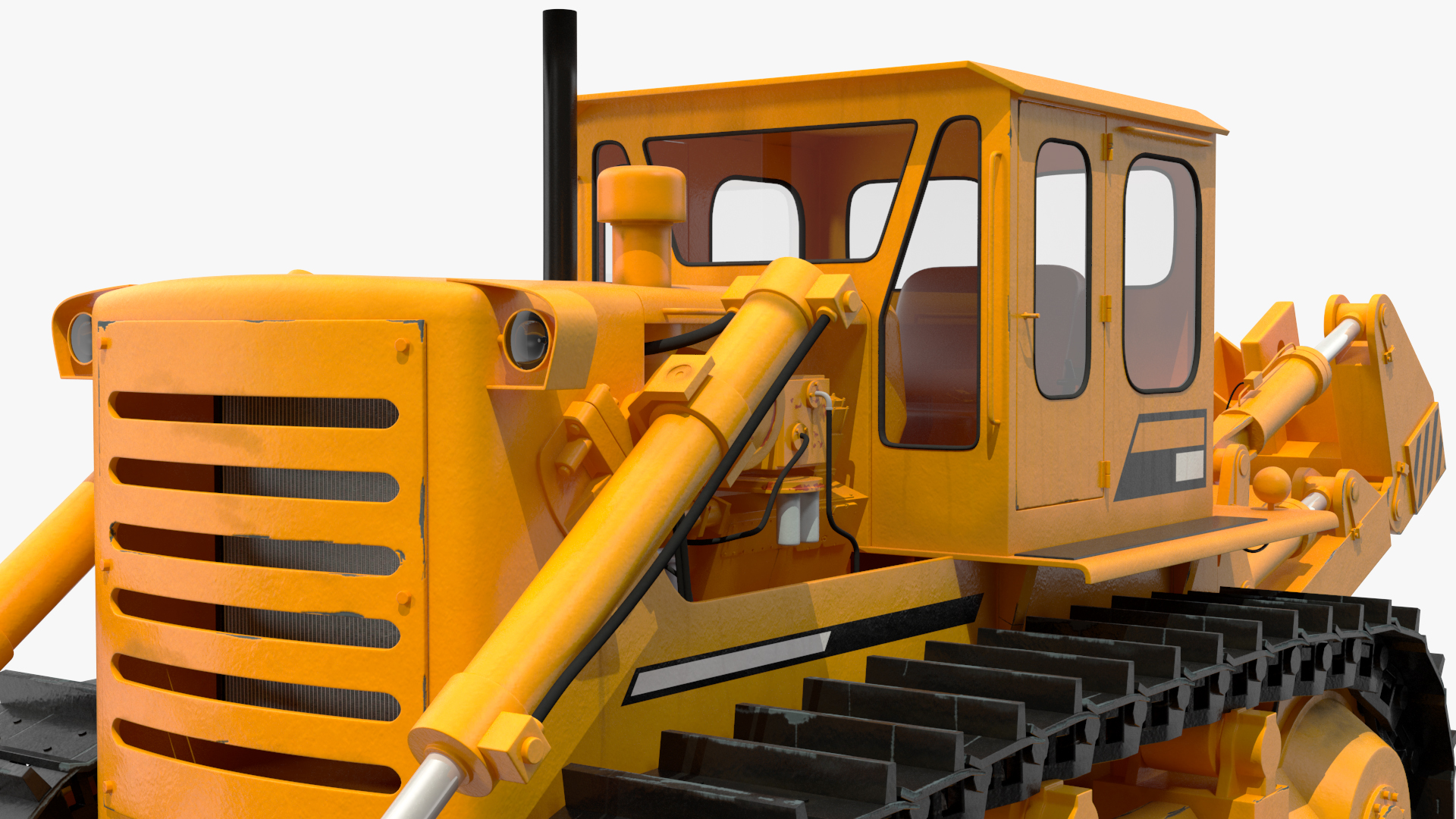 3D Crawler Dozer model