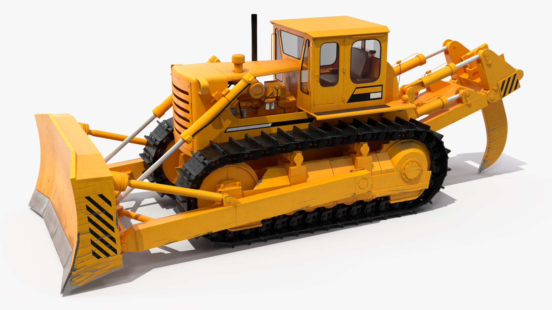 3D Crawler Dozer model