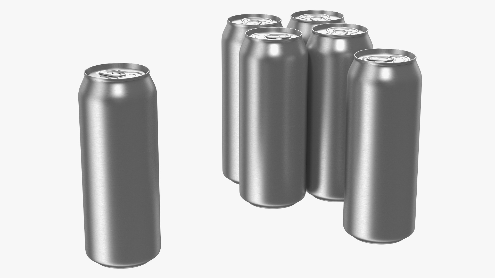 3D 6 Pack Plastic Beer Can Carrier