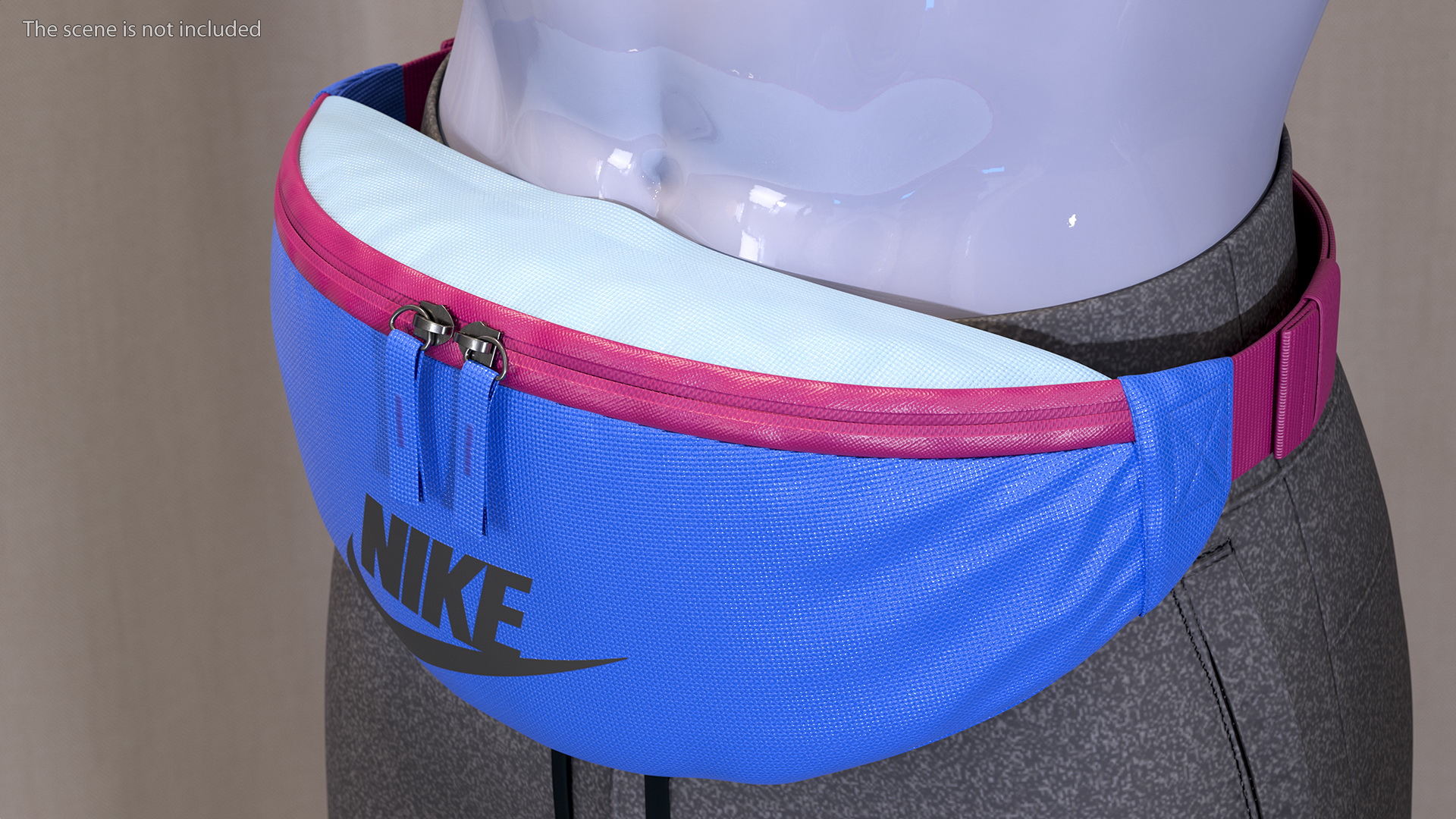 Nike Heritage Hip Pack Blue 3D