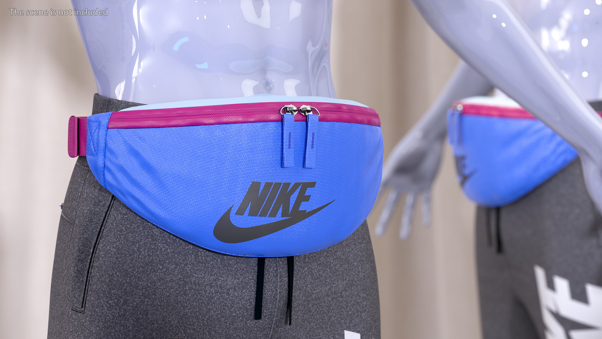 Nike Heritage Hip Pack Blue 3D