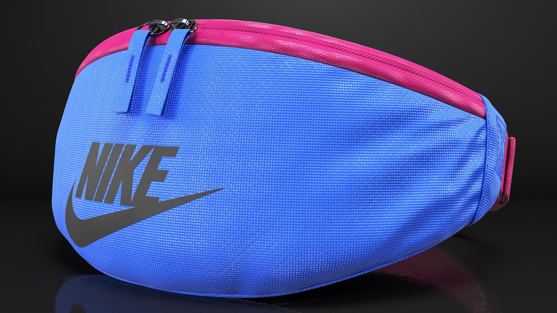 Nike Heritage Hip Pack Blue 3D