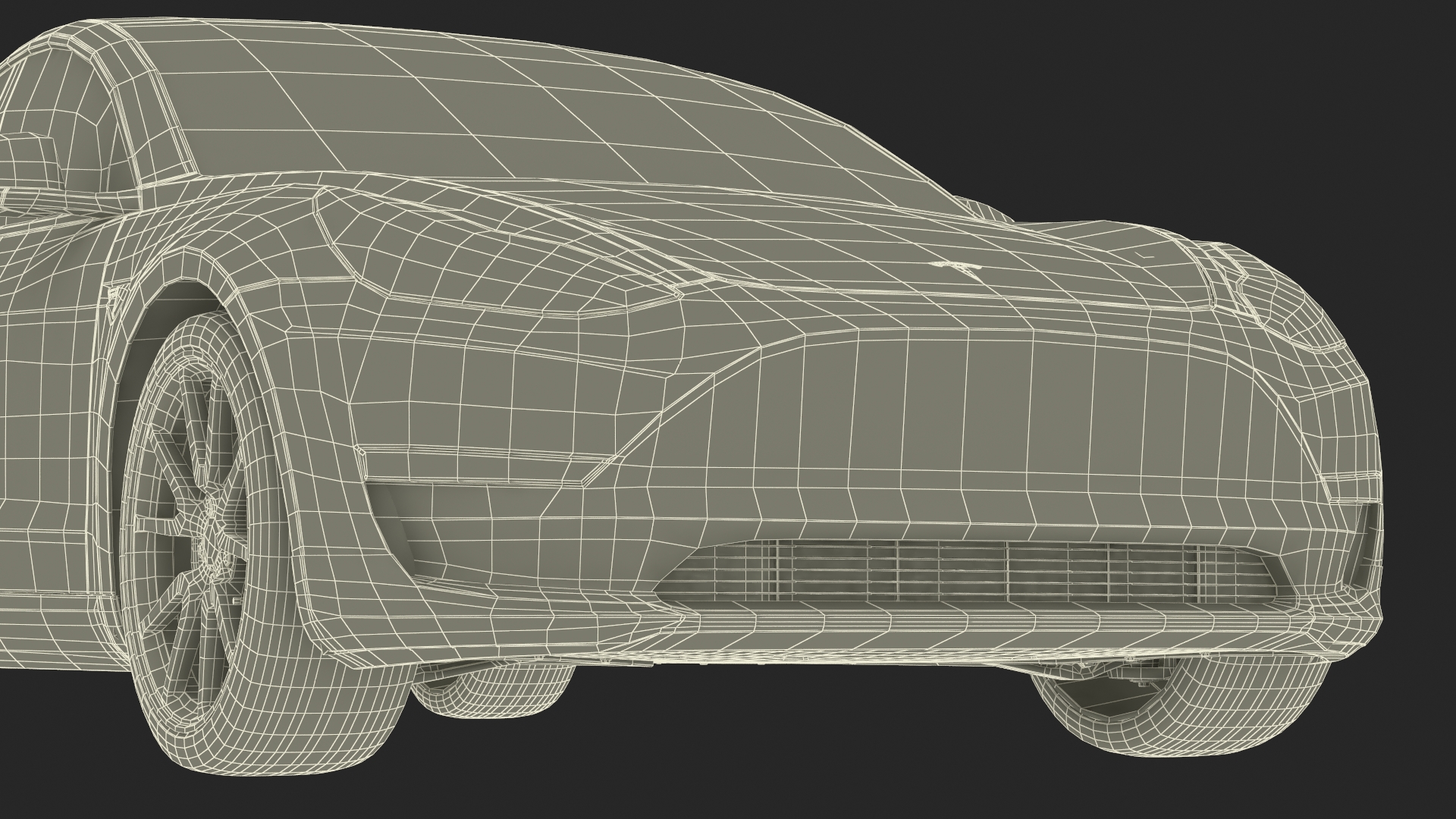 3D model Tesla Model 3 Carbon Fiber Sport Package