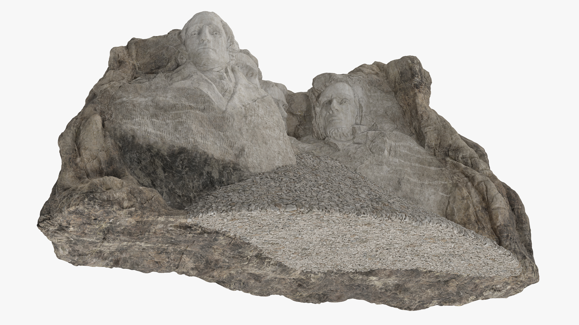 Mount Rushmore National Memorial 3D