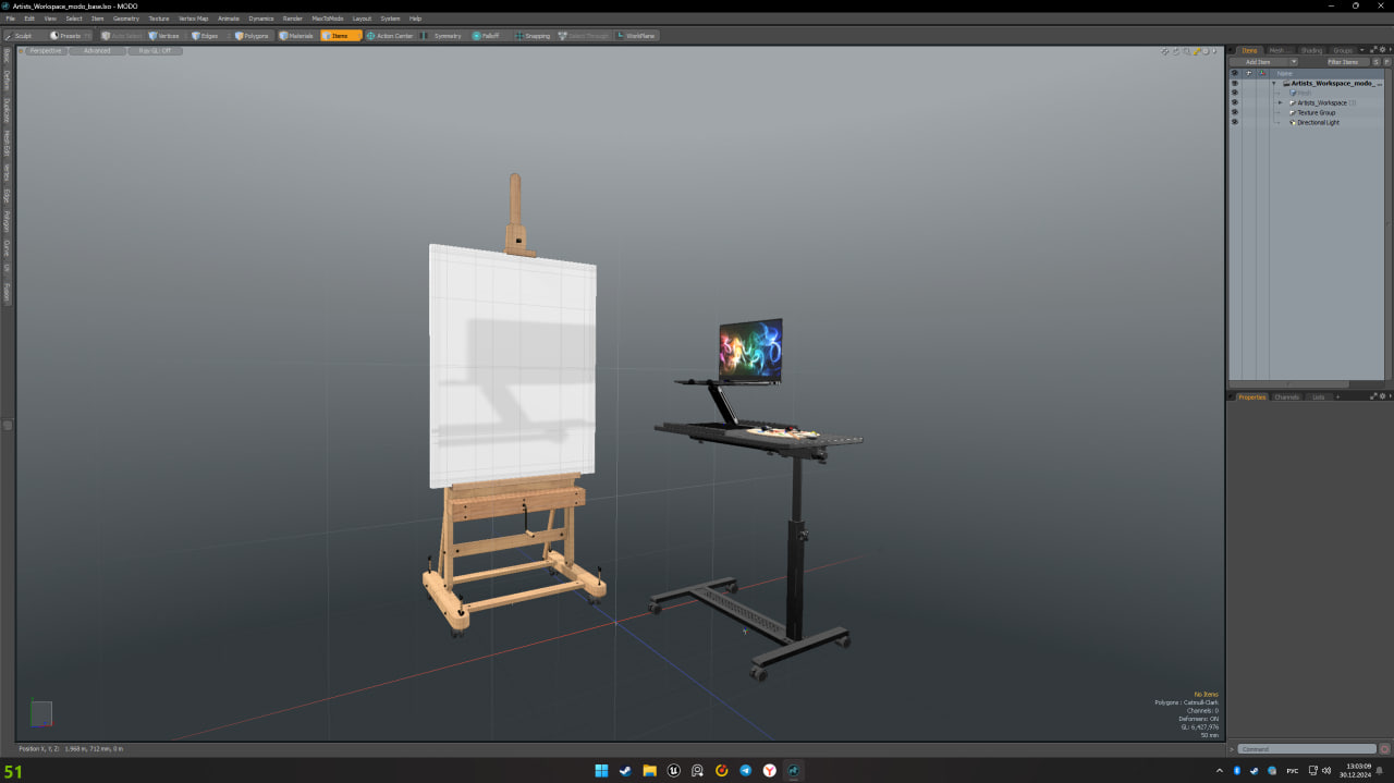 Artists Workspace 3D