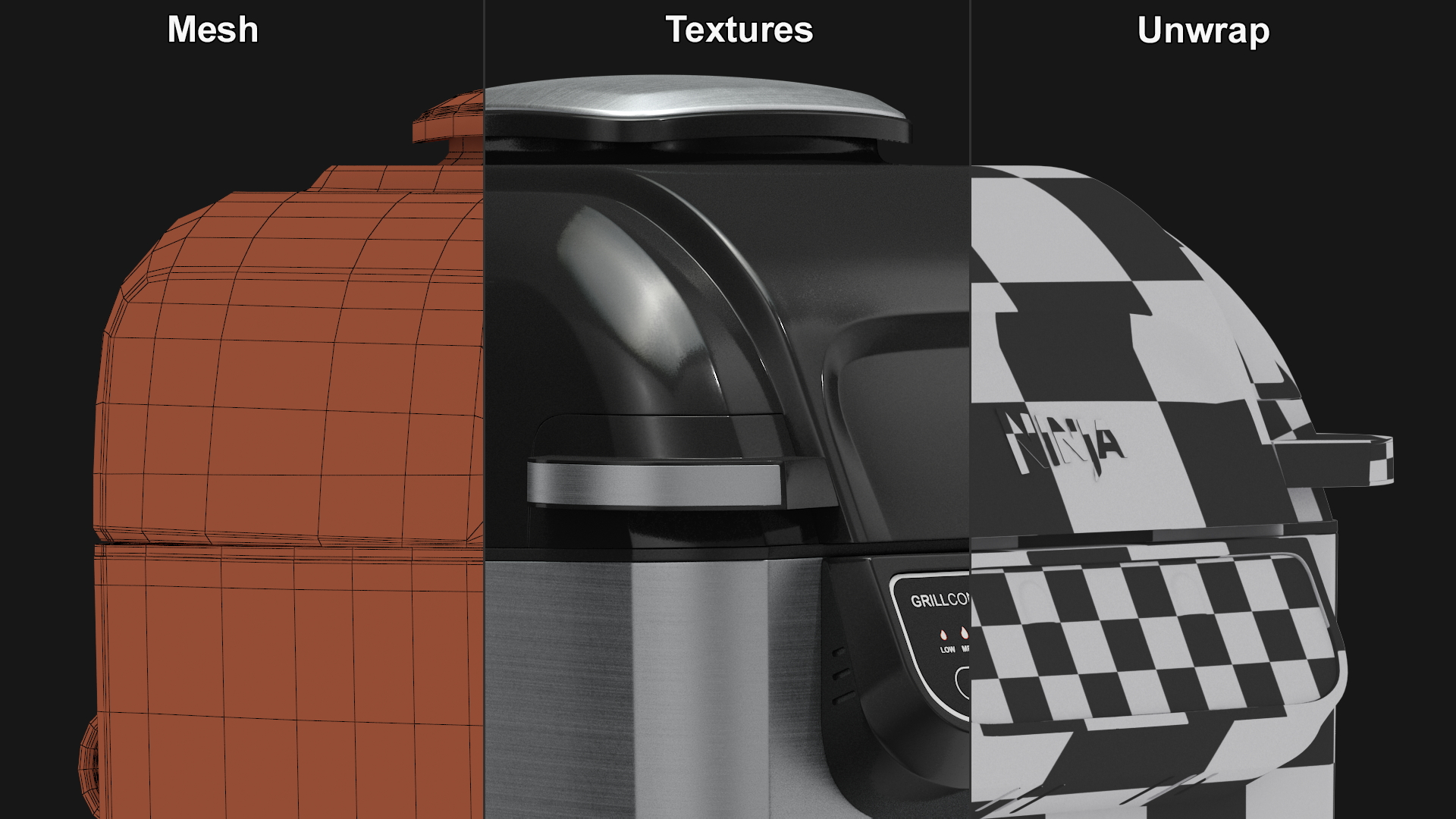 Ninja Foodi Indoor Grill 3D model
