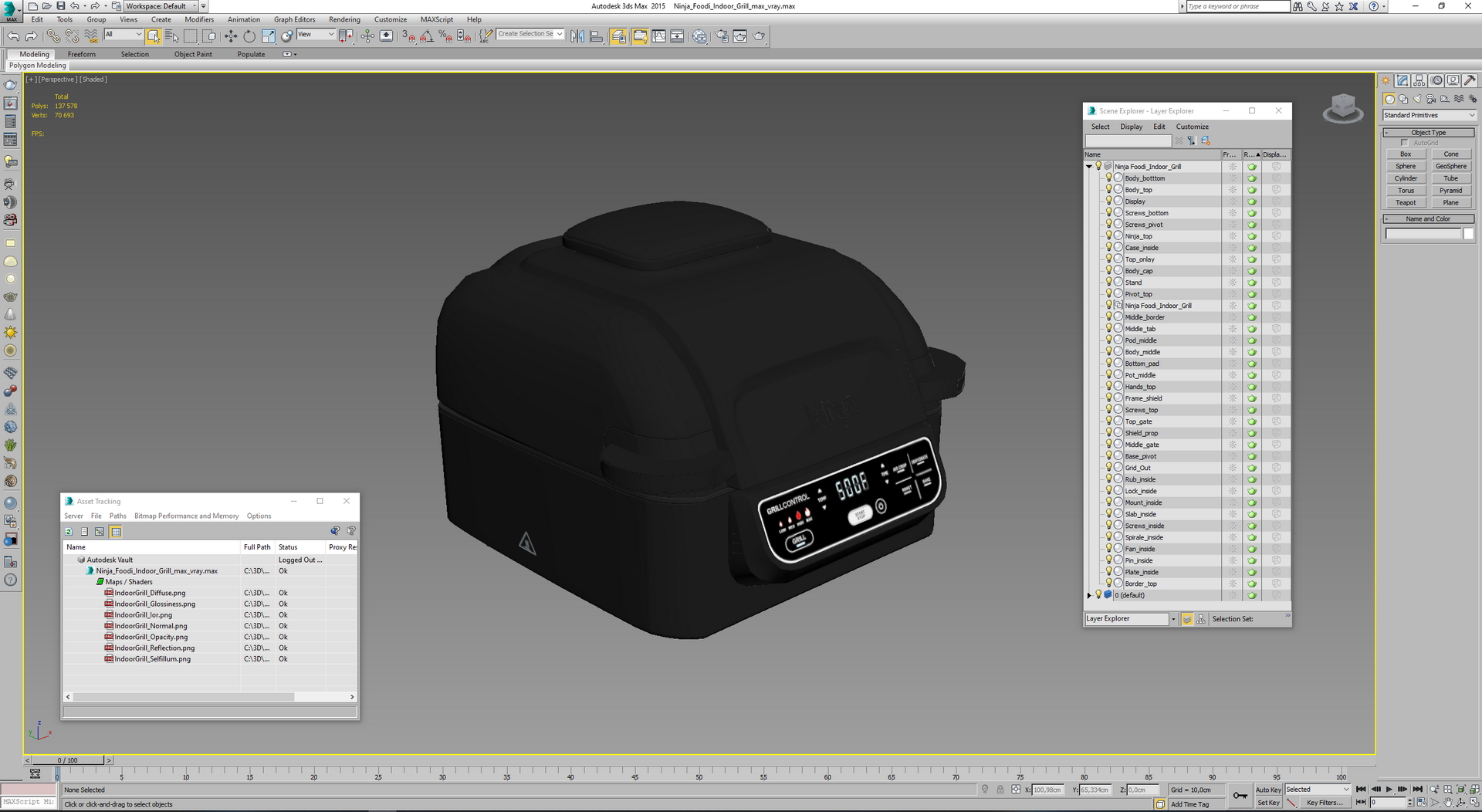 Ninja Foodi Indoor Grill 3D model