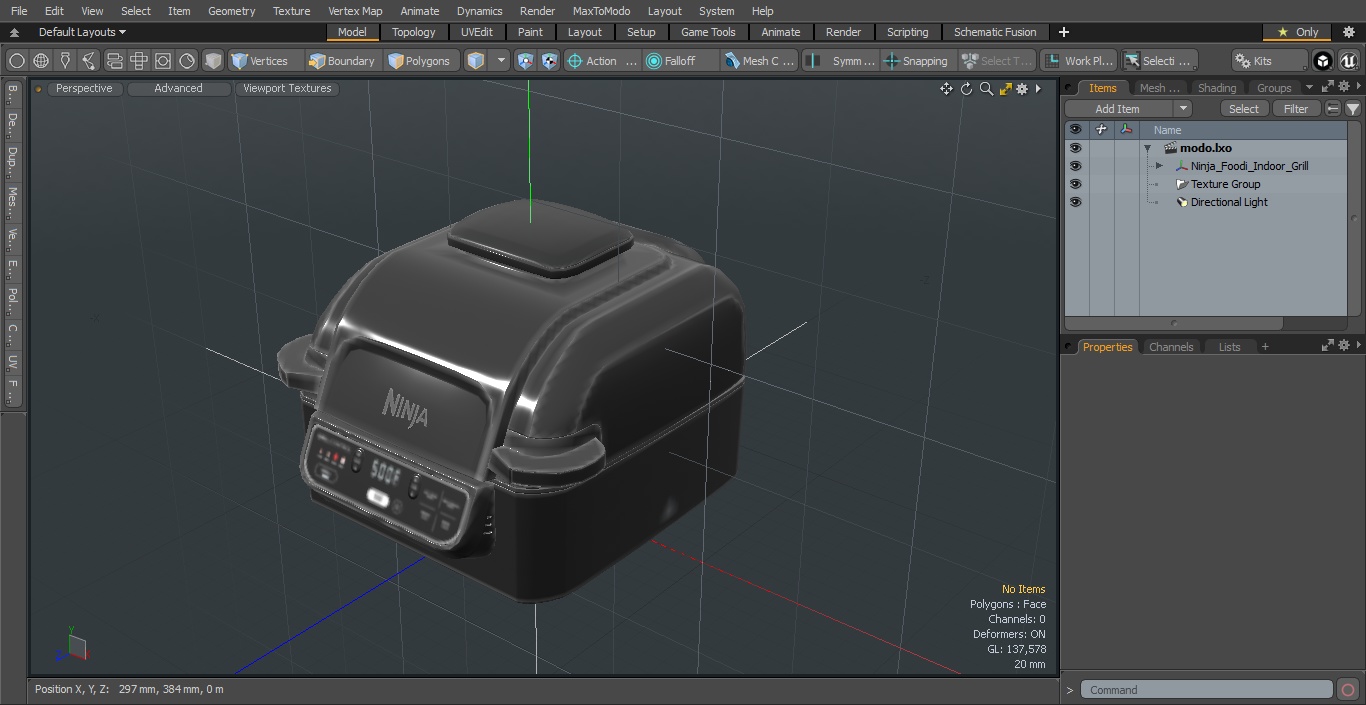 Ninja Foodi Indoor Grill 3D model