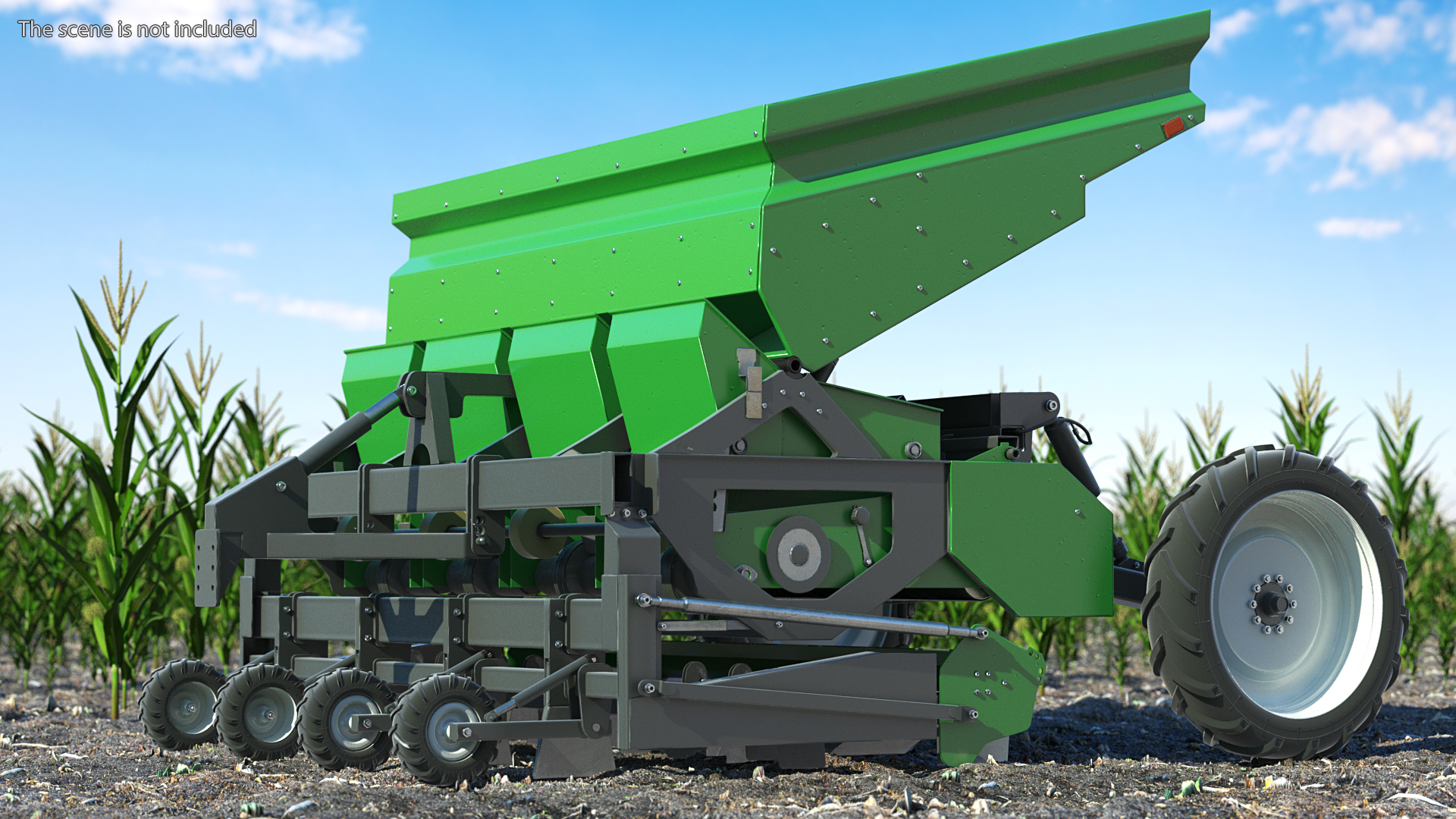 3D model Potato Planter Green